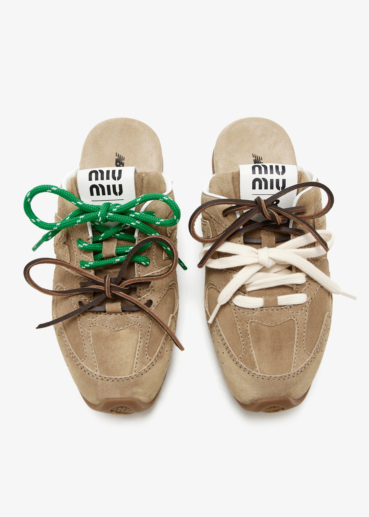 靴 Miu Miu Green Pointed Toe Mules 38 5E333E005Z5OF0379F_5.jpg?ts=