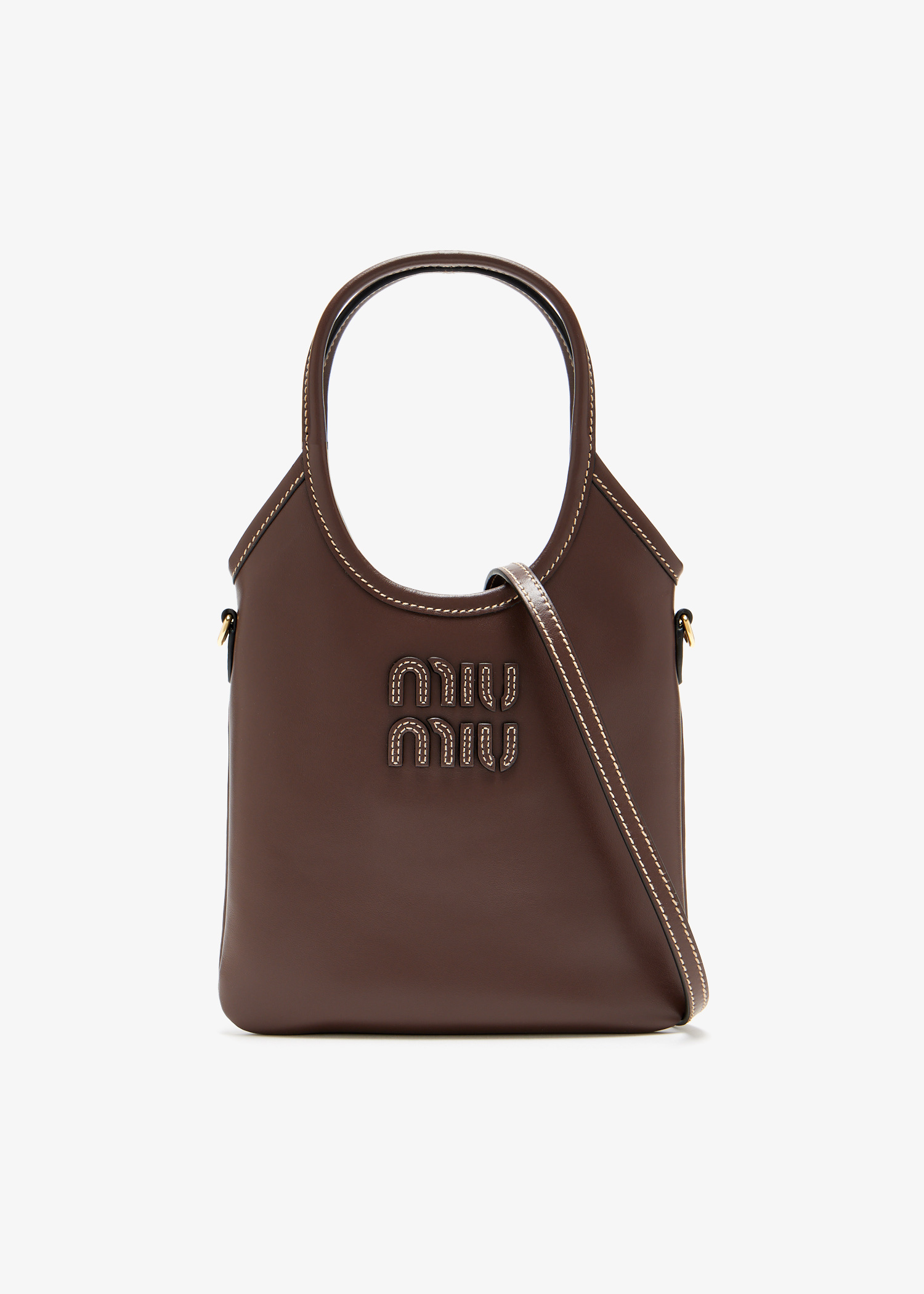 Miu Miu IVY leather mini handbag for Women - Brown in UAE