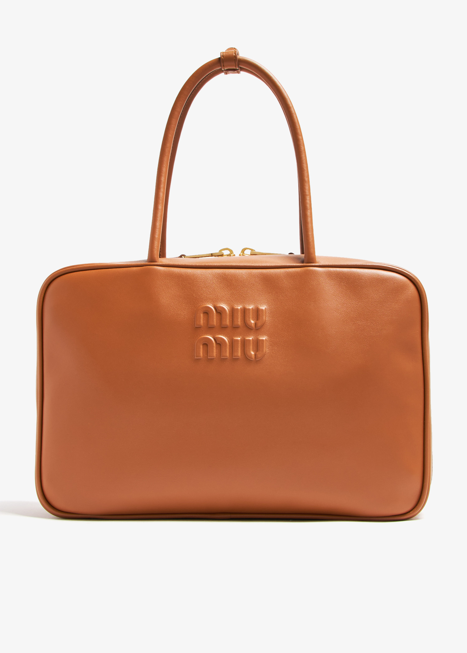 Miu Miu Leather top-handle bag for Women - Brown in UAE