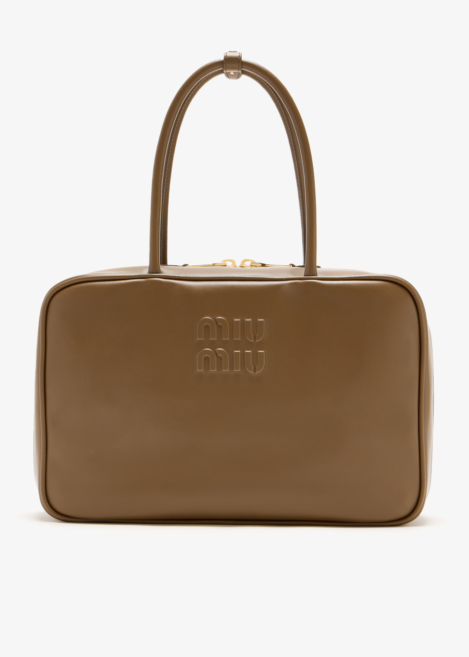 Miu Miu Beau leather bag for Women - Brown in Qatar | Level