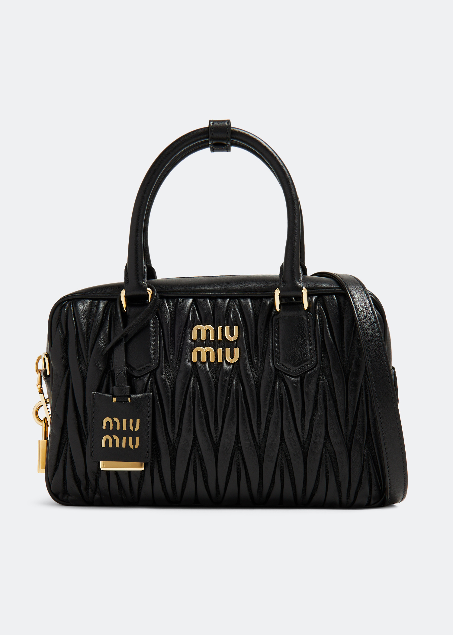 Miu Miu Matelassé nappa leather top-handle bag for Women