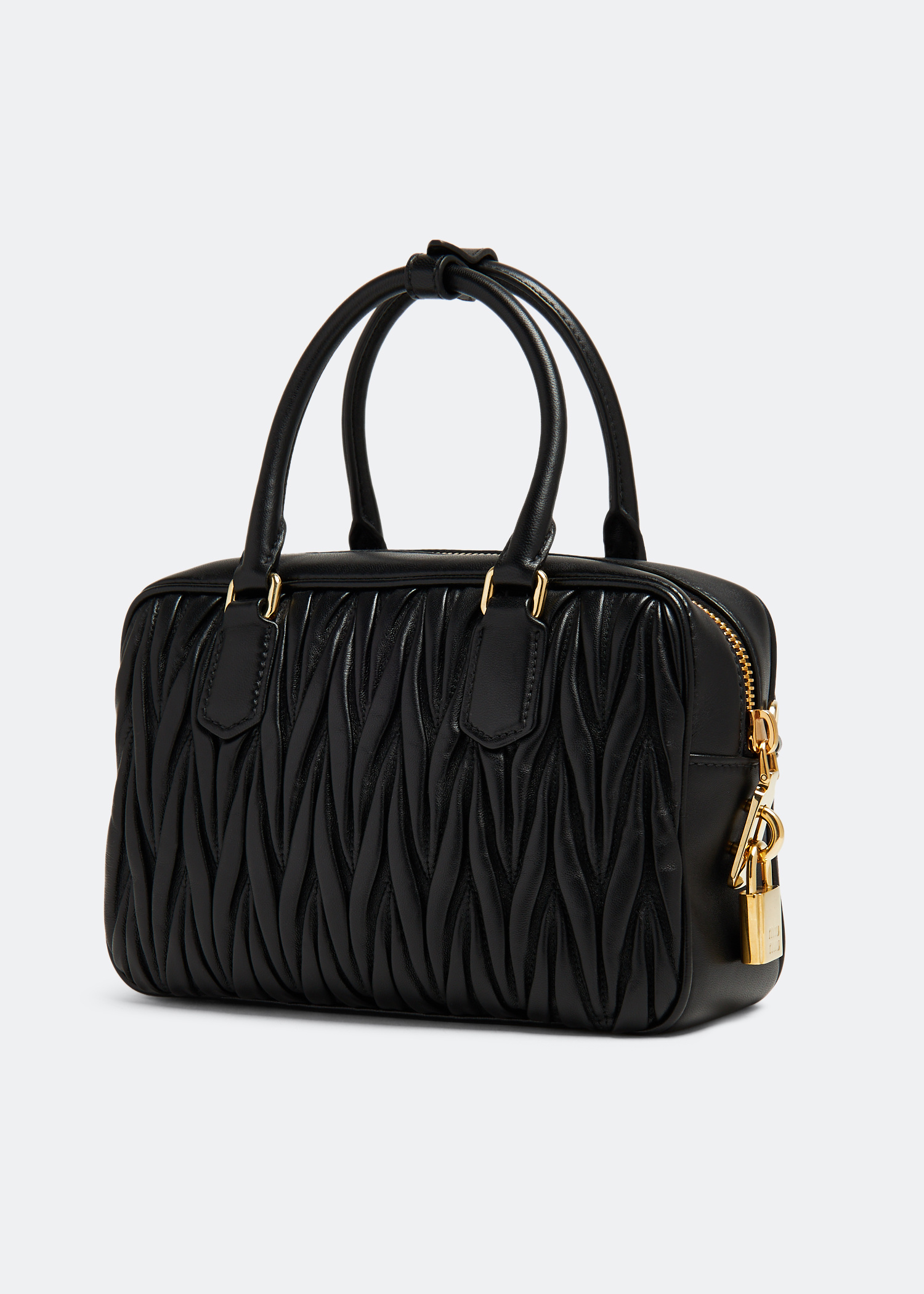 Miu Miu Matelassé nappa leather top-handle bag for Women