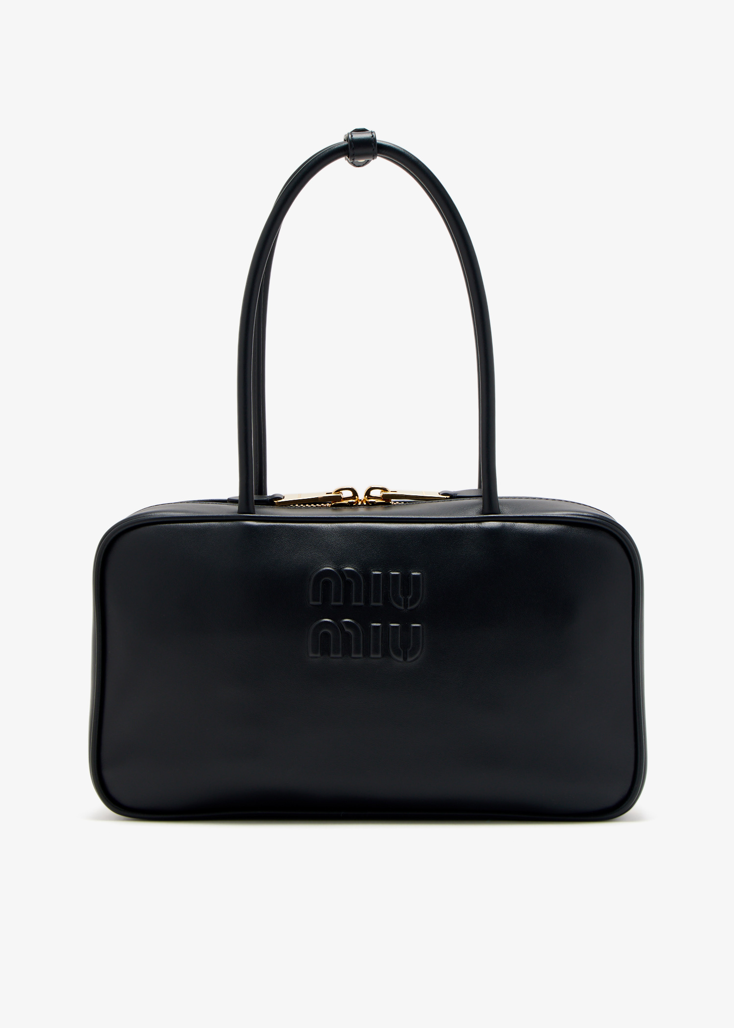 Miu Miu Beau leather top-handle bag for Women - Black in KSA