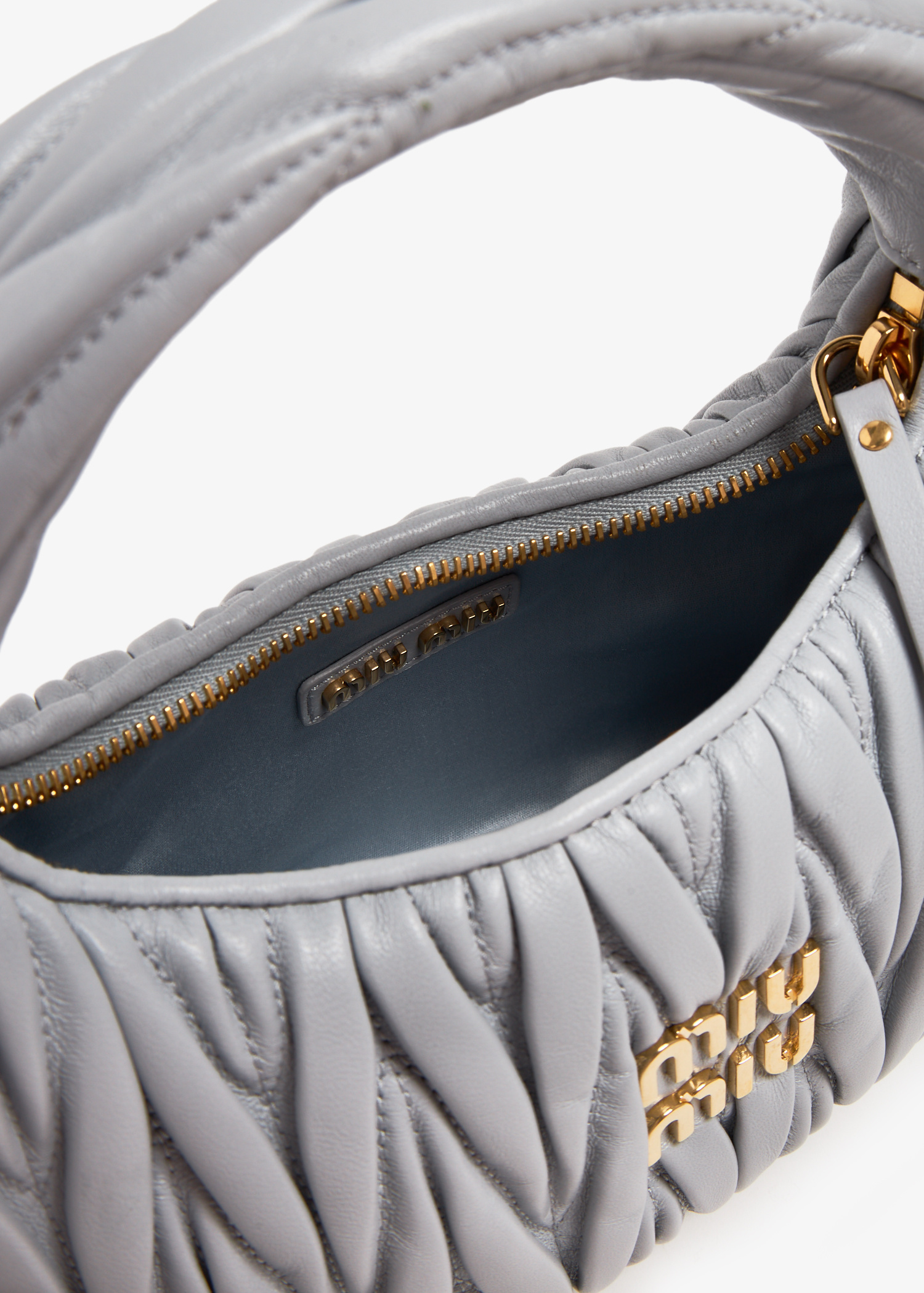 【FENNEC】 MINI HOBO BAG - GREY FABRIC HOBO BAG - GREY - Fennec