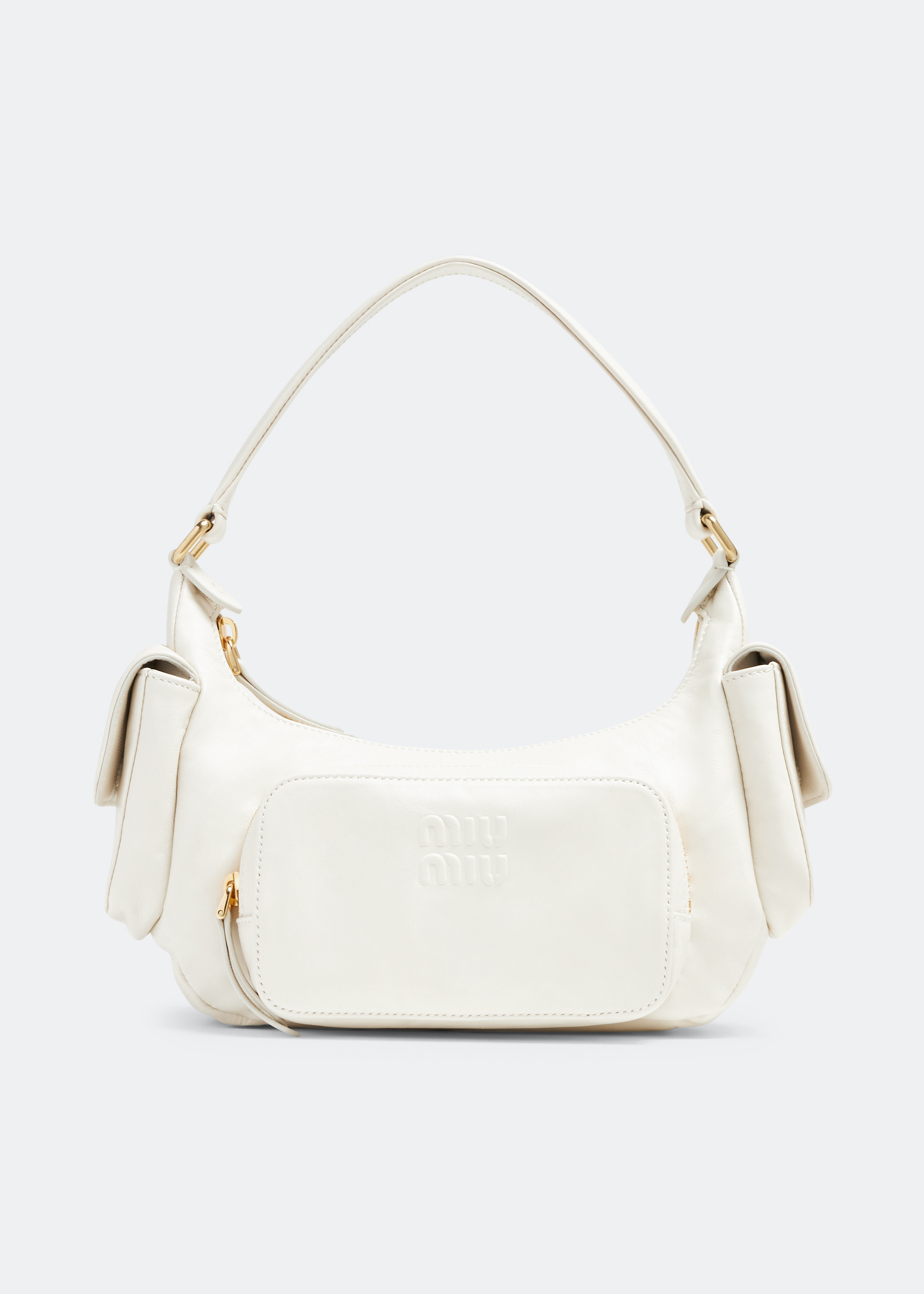 Miu Miu Leather Pocket bag for Women - White in UAE | Level Shoes
