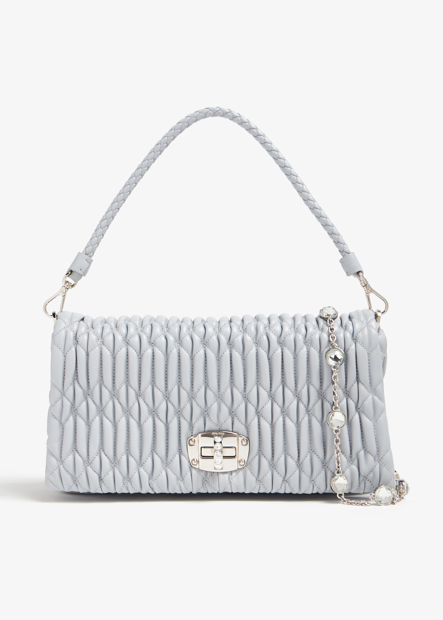 Miu Miu Iconic Crystal Cloqué bag for Women - Blue in UAE | Level