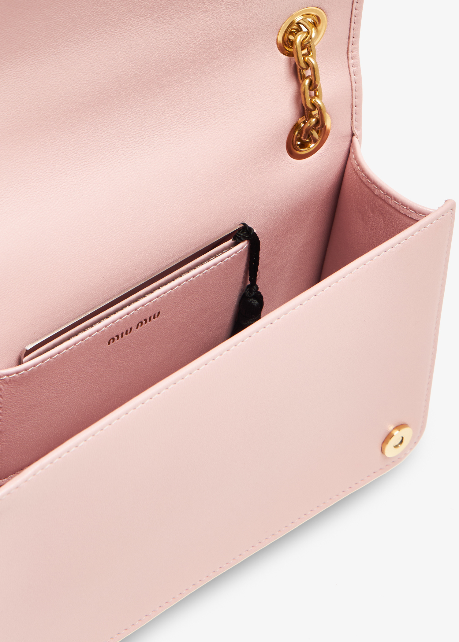 Miu Miu Matelassé nappa leather mini-bag for Women - Pink in