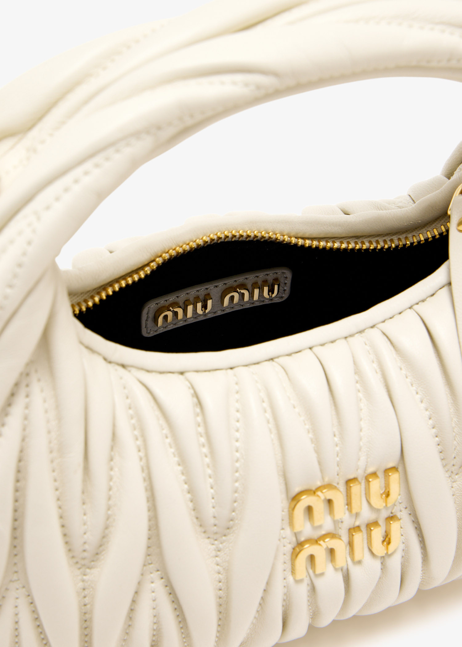 ☆大人気デザイン☆ miu miu MATELASSE LEATHER MINI BAG Miu Miu Matelassé Leather Mini Bag | Black | FARFETCH PL