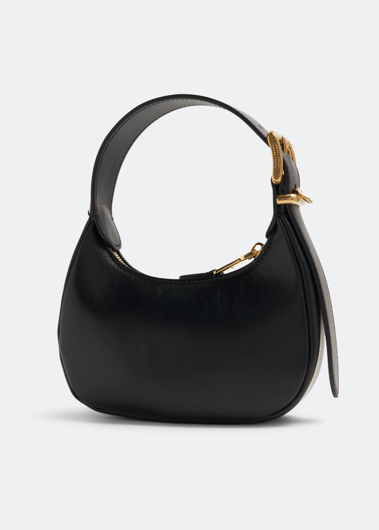 LOEUVRE★人気HOBO BAG★日本未入荷★ Miu Miu Leather hobo bag for Women - Black in Qatar | Level