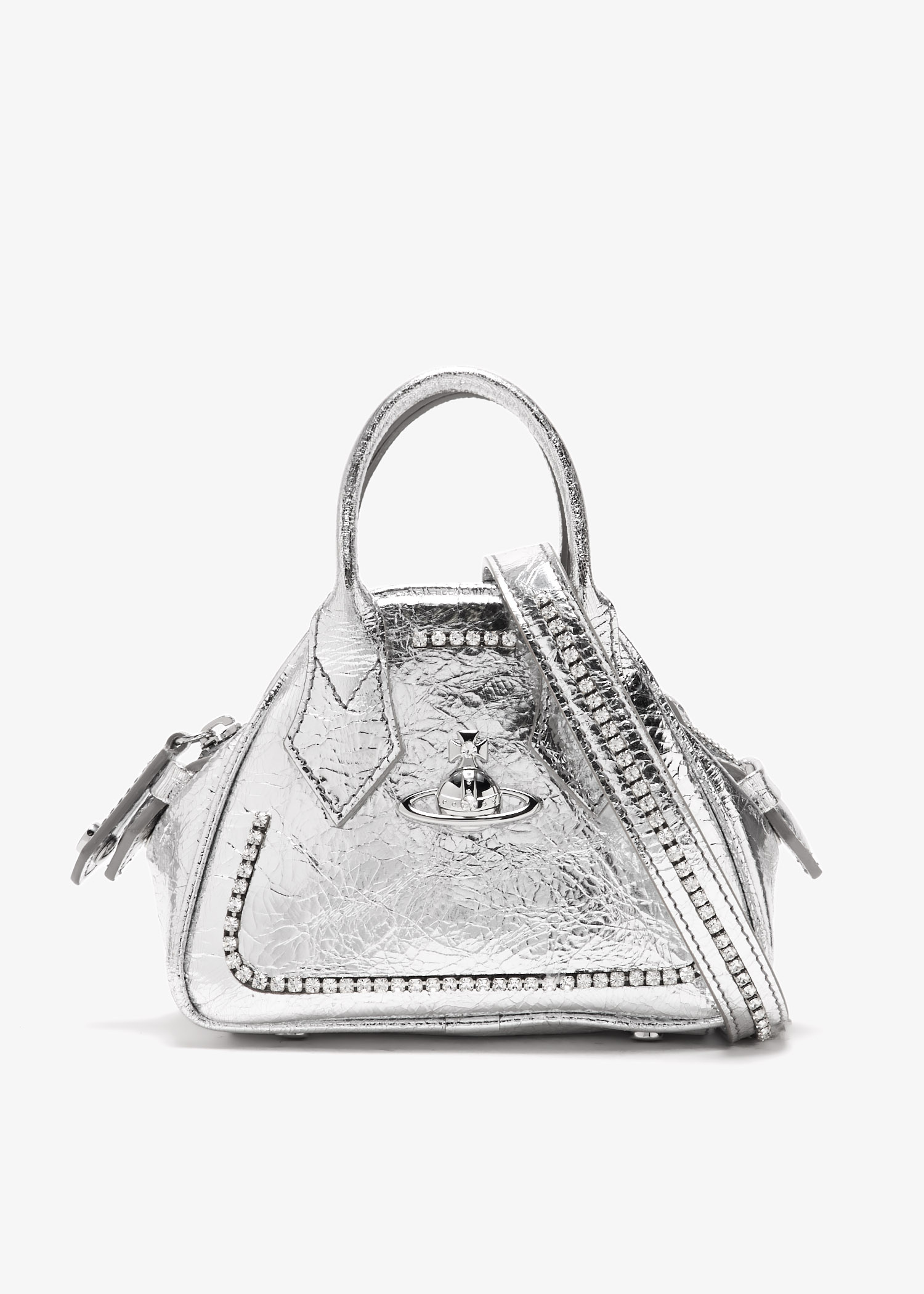 Vivienne Westwood Mini Yasmine bag for Women - Silver in UAE