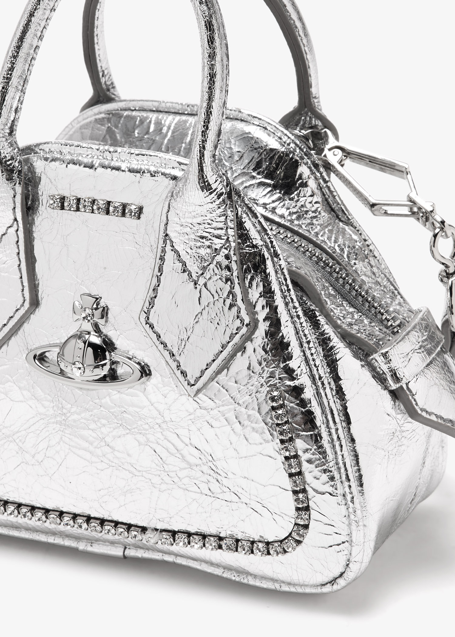 Vivienne Westwood Mini Yasmine bag for Women - Silver in UAE