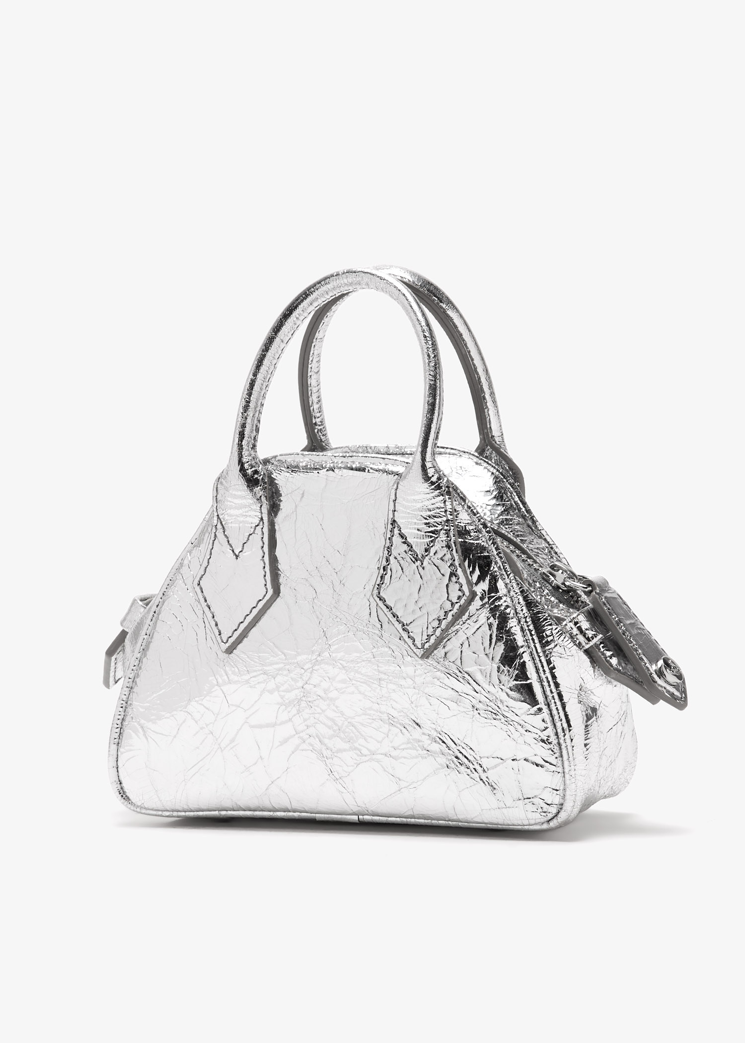 【限定】Vivienne Westwood ベージュ＆ブルーミニYasmineバッグ SSENSE Exclusive Capsule Beige & Blue Mini Yasmine Bag by