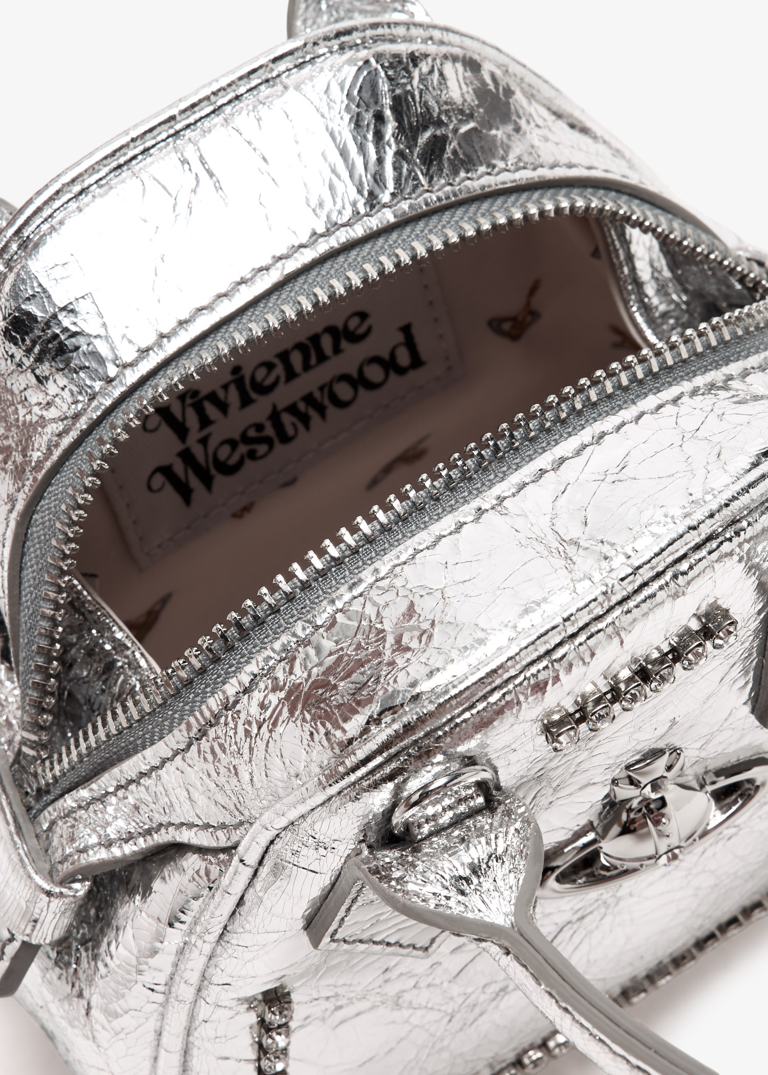 Vivienne Westwood Mini Yasmine bag for Women - Silver in UAE