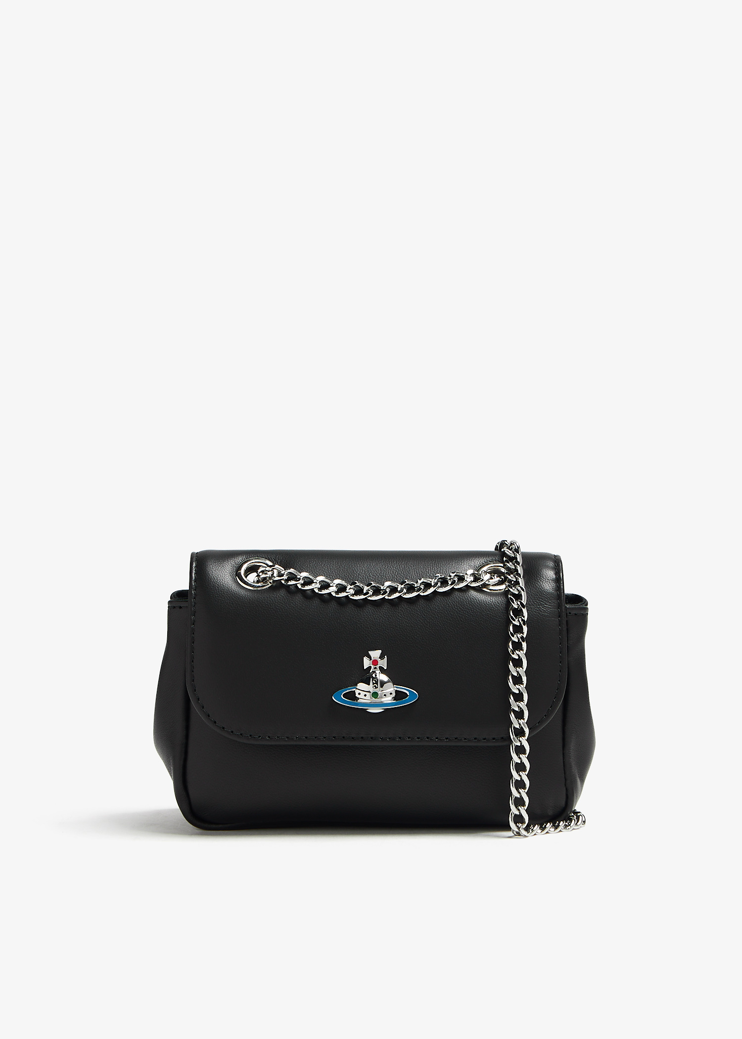 Vivienne Westwood Small chain purse for Women - Black in USA