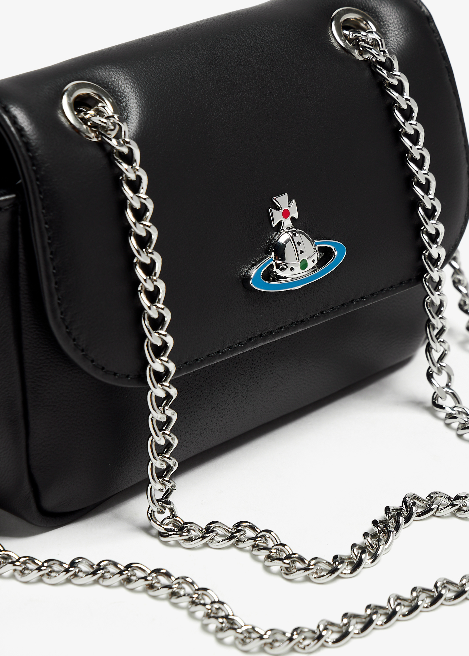 Vivienne Westwood Small chain purse for Women - Black in UAE