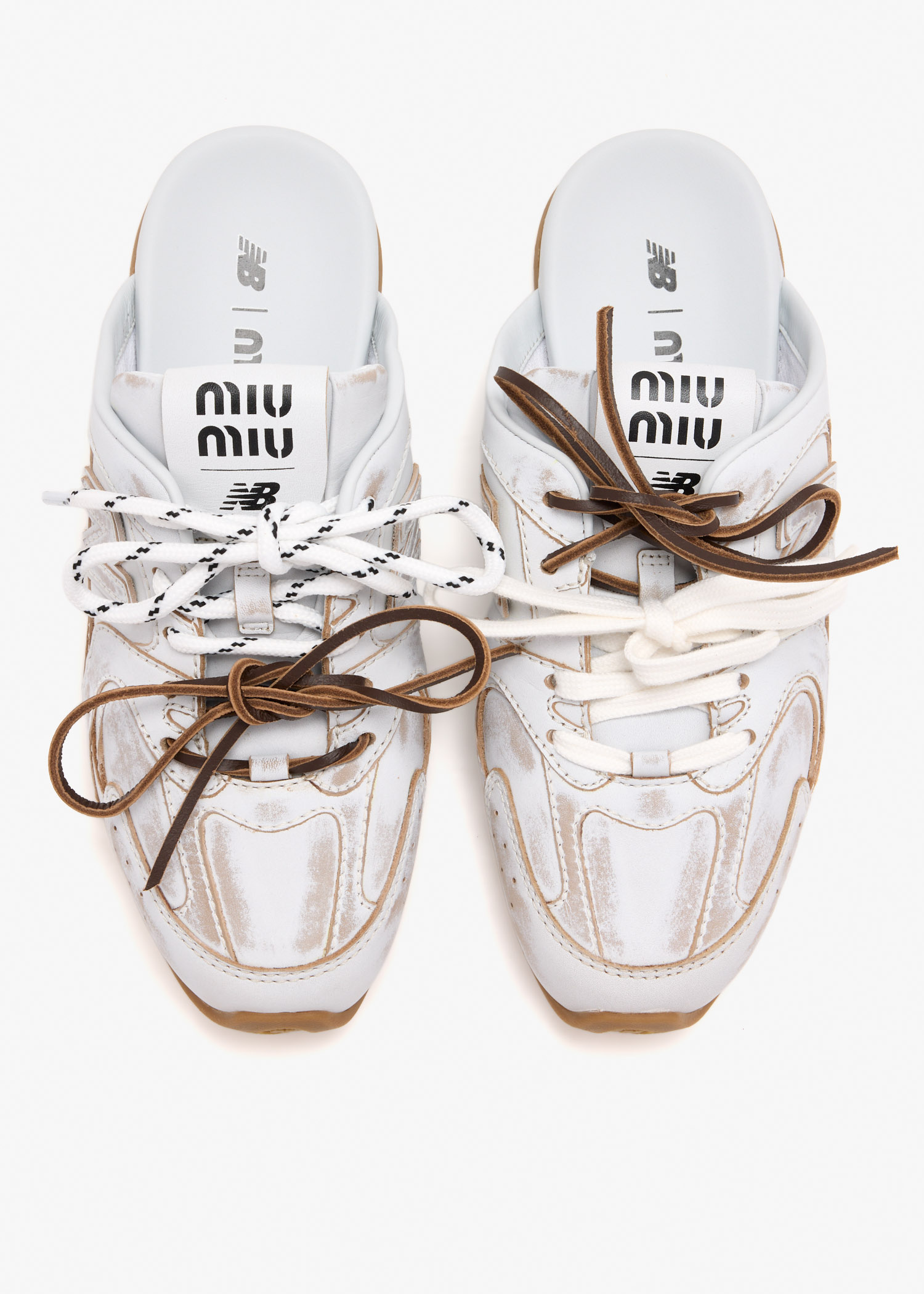 Miu Miu x New Balance 530 SL mules for Women - White in Oman