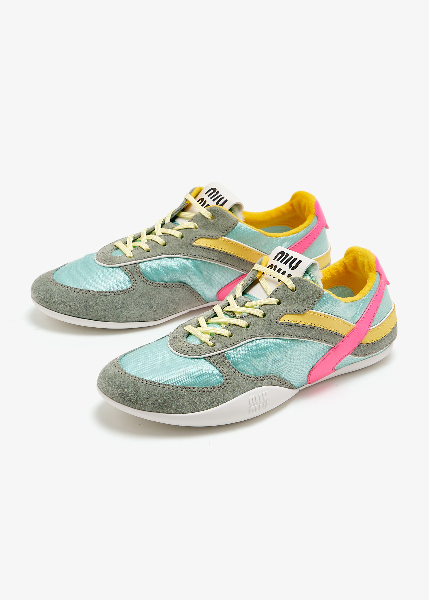 Miu Miu Gymnasium sneakers for Women - Blue in UAE | Level Shoes