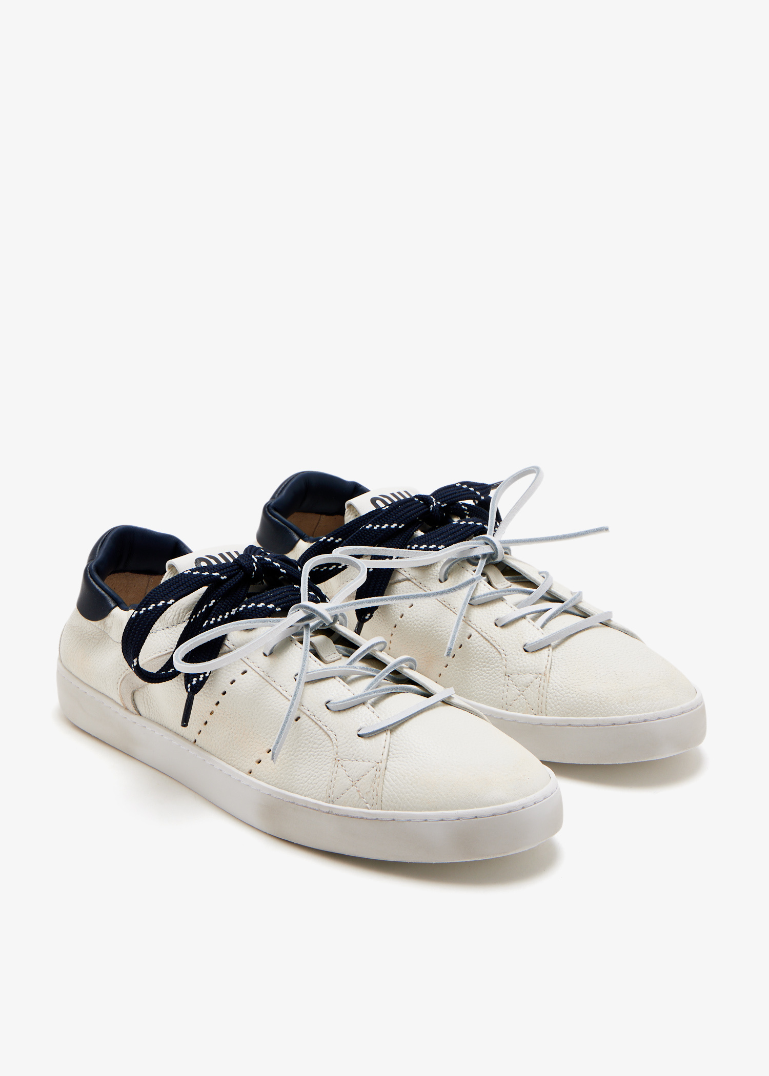 みさみさ Miu Miu Technical fabric sneakers for Women - Grey in UAE
