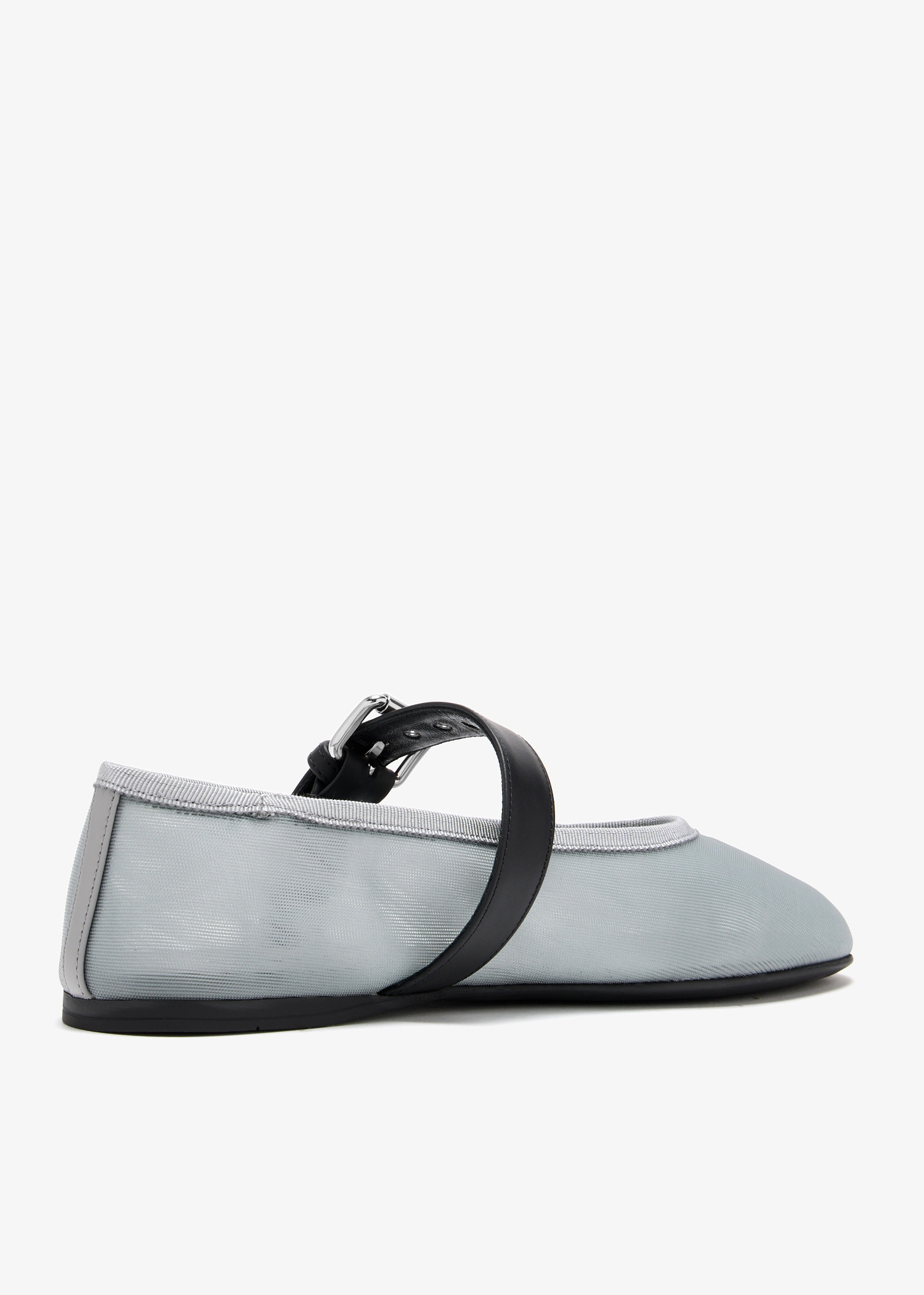 Miu Miu Mesh fabric ballerinas for Women - Grey in UAE