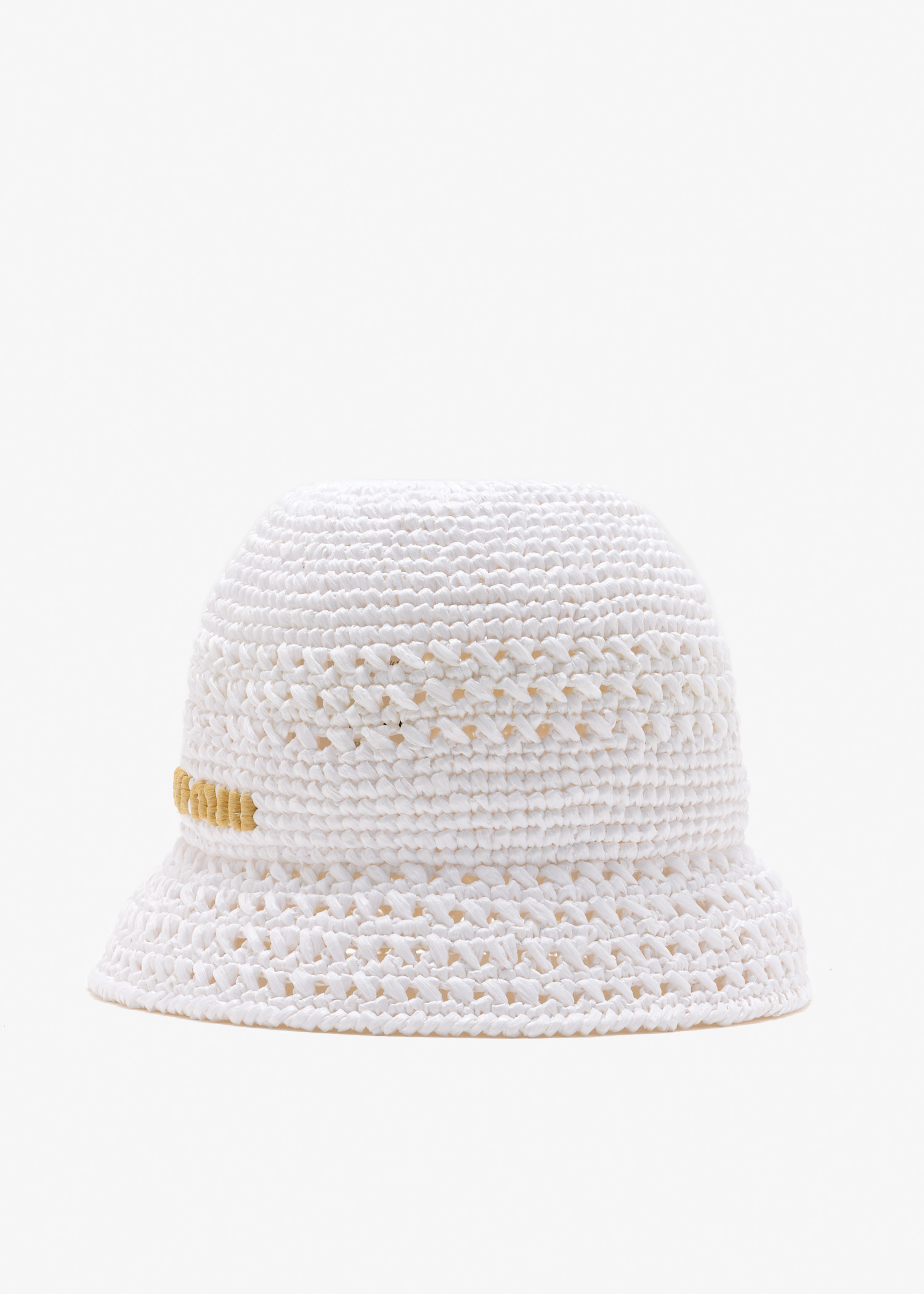 Miu Miu Woven fabric hat for Women - White in UAE | Level Shoes