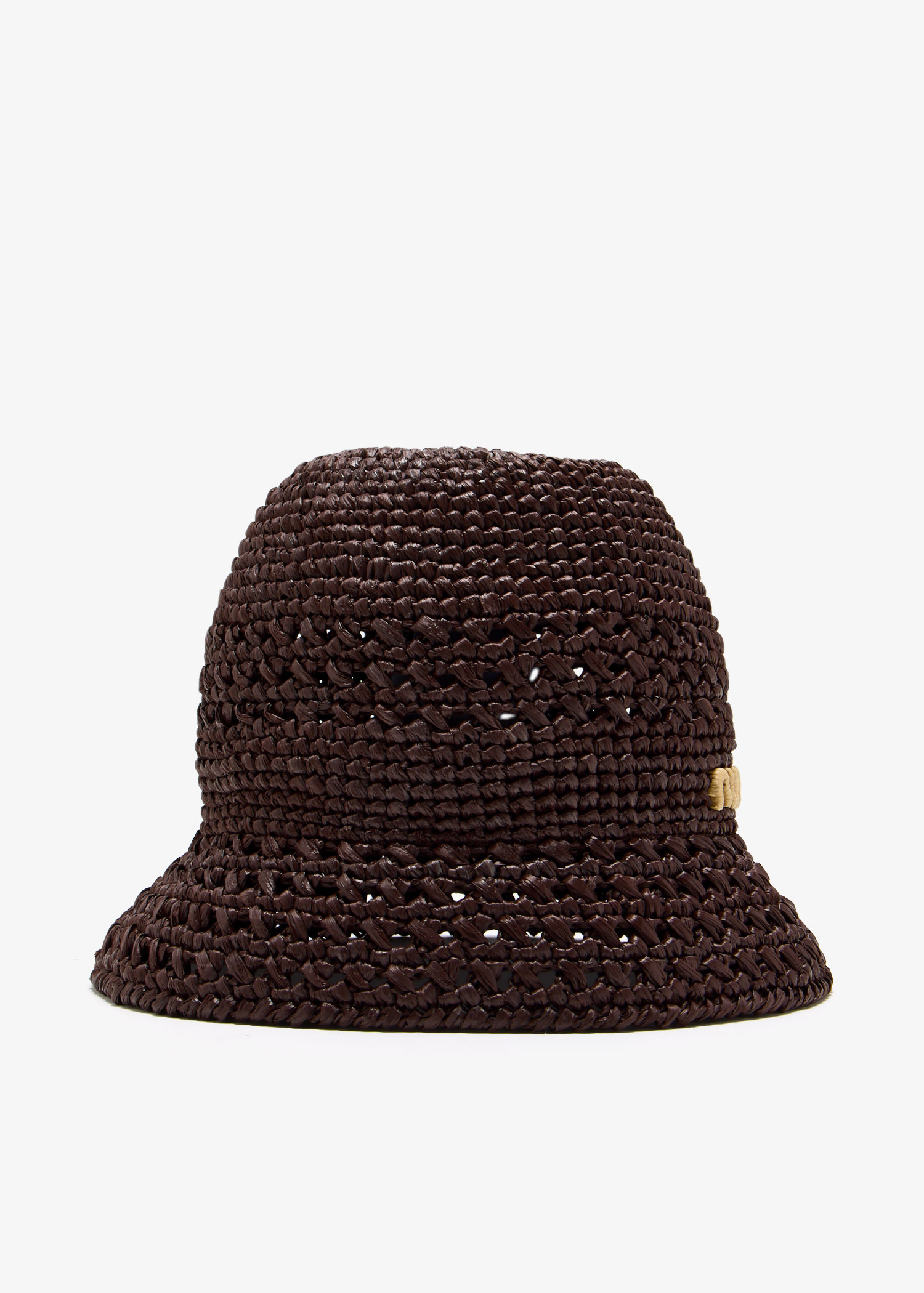 Miu Miu Woven fabric hat for Women - Brown in UAE | Level Shoes