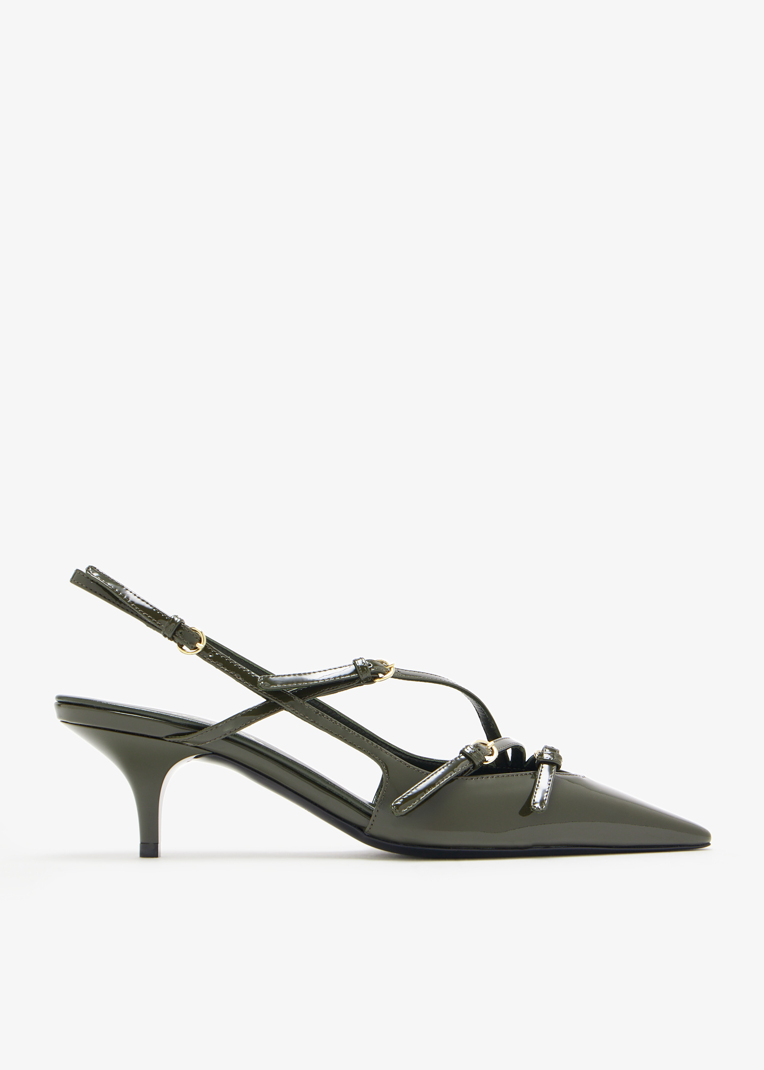Miu Miu Buckle slingback pumps for Women - Green in KSA | Level Shoes