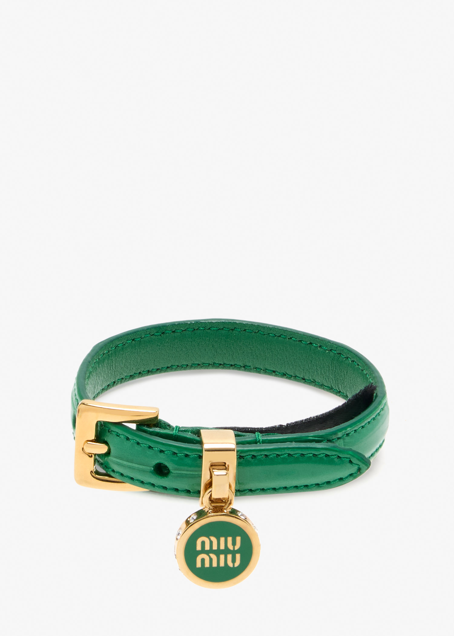 Miu Miu Crocodile leather bracelet for Women - Green in Kuwait