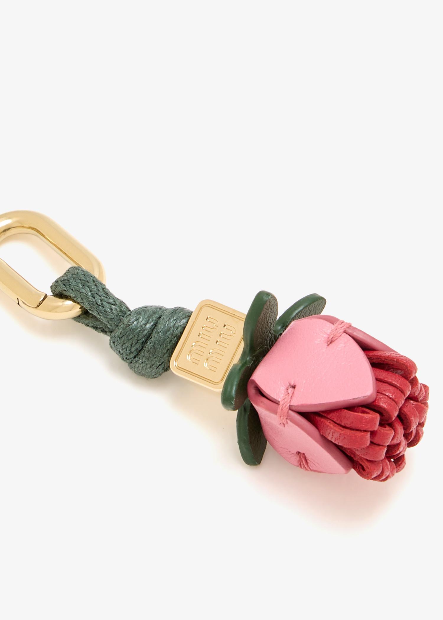 Miu Miu Leather micro trick for Women - Pink in KSA | Level Shoes