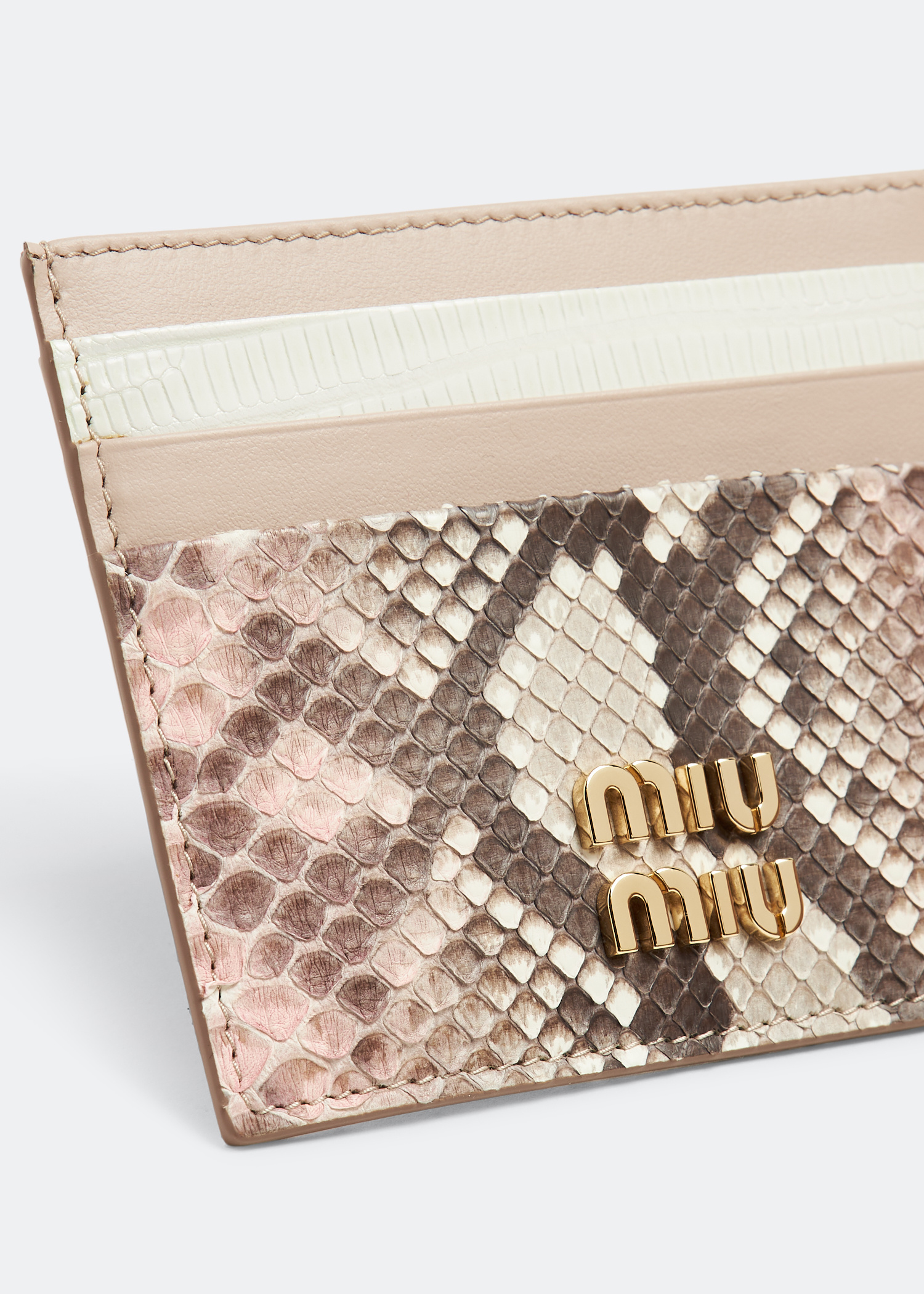 小物 04ss miumiu Python leather key case 04ss miumiu Python leather key case