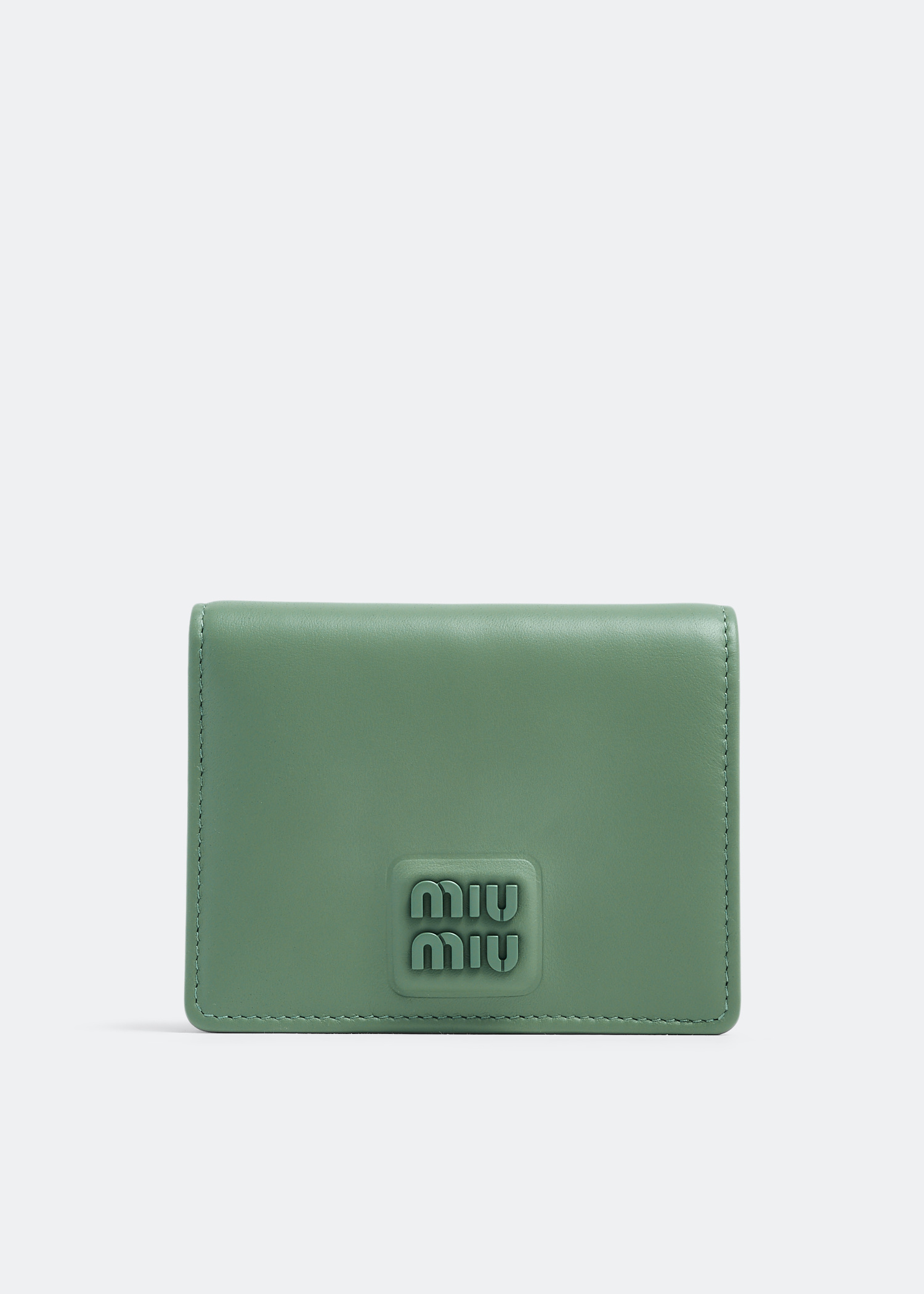 小物 miu miu leather wallet dark green Authentic Miu Miu Wallet in Dark Green color | eBay