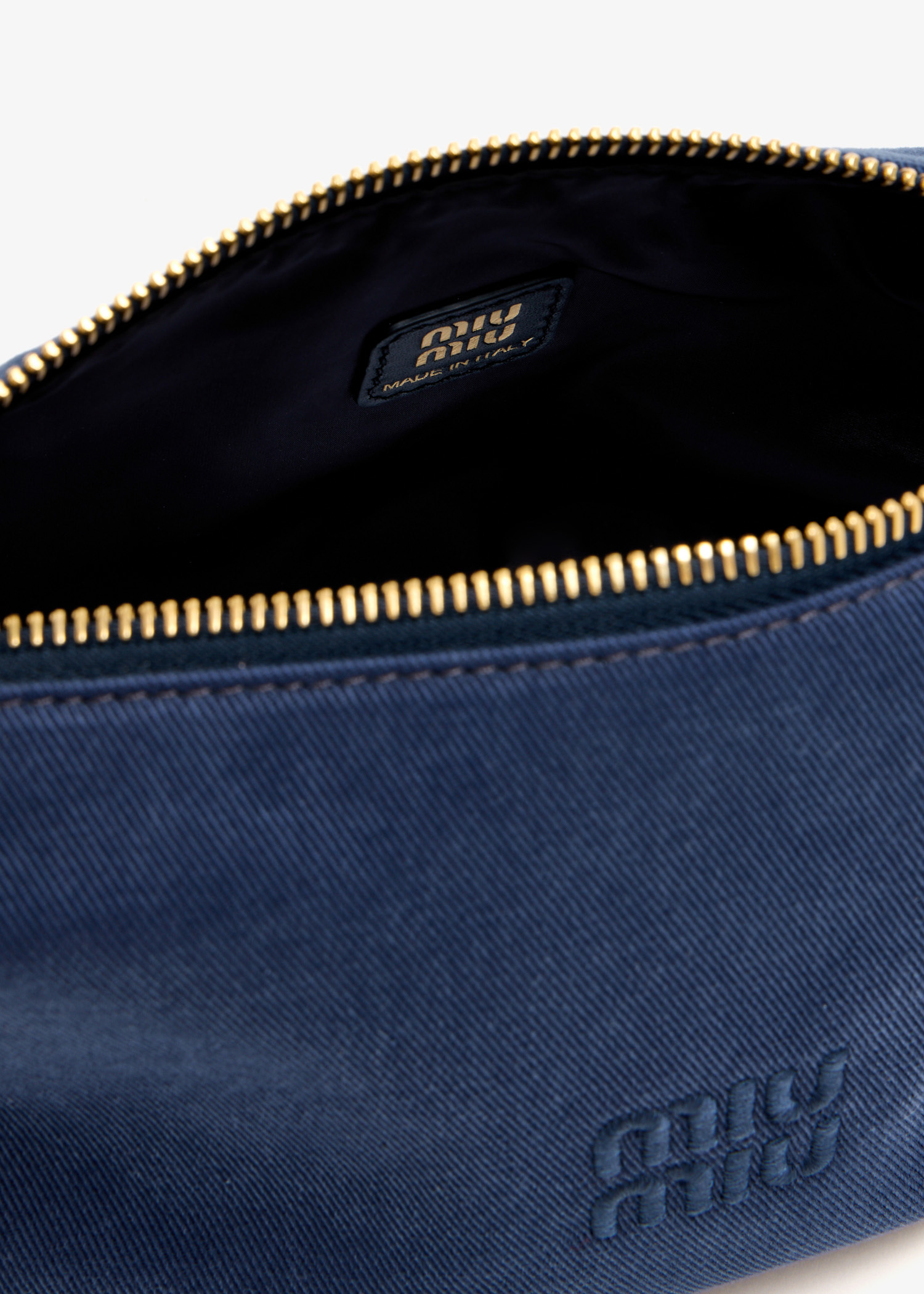 MIU MIU♦ Gabardine pouch Miu Miu Gabardine Pouch | Saks Fifth Avenue