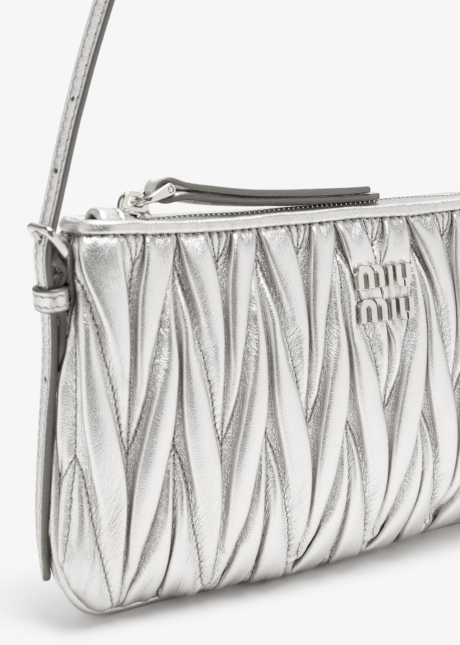 Miu Miu Matelassé nappa leather mini-pouch for Women