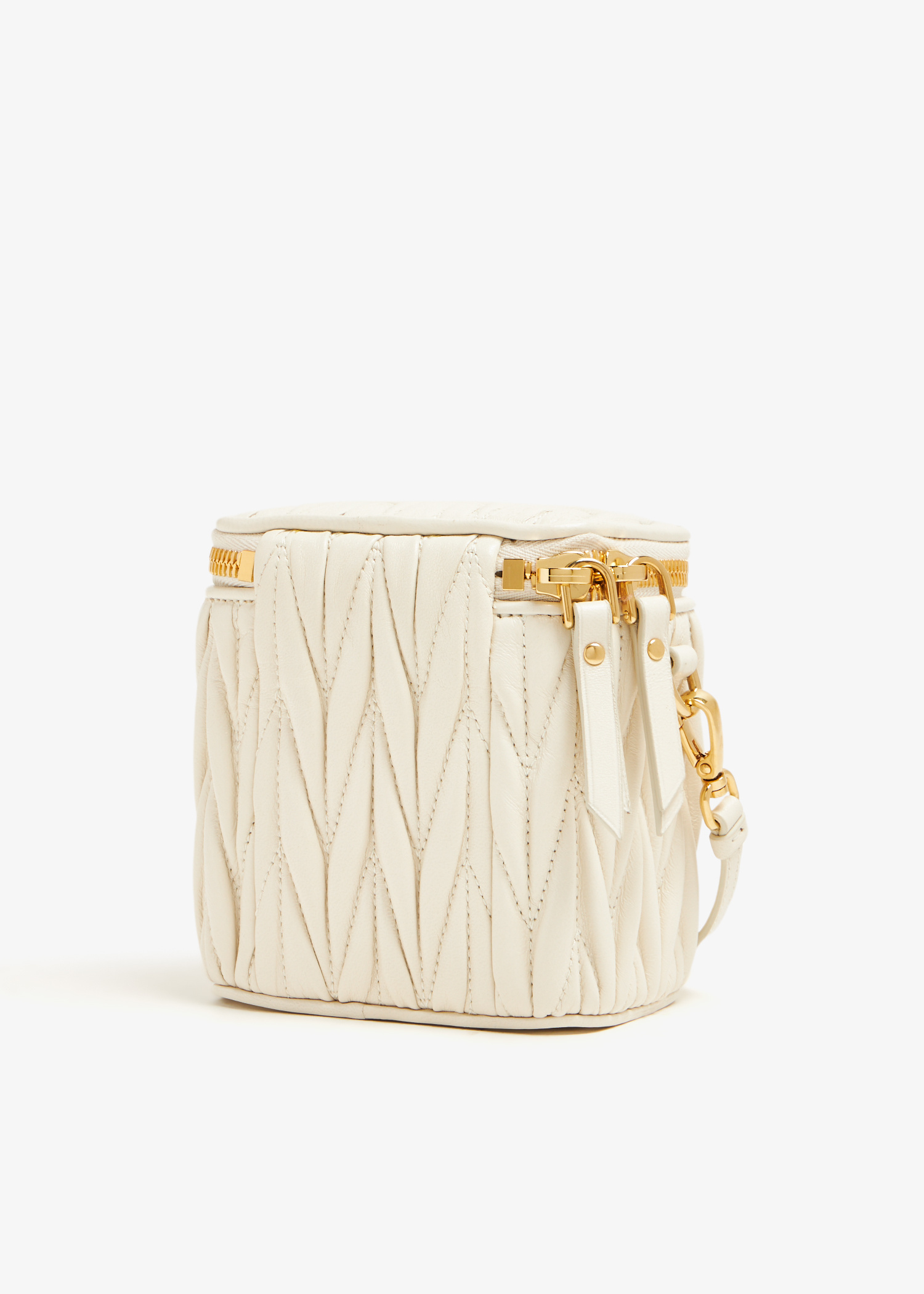 Miu Miu Matelassé leather micro bag for Women - White in UAE