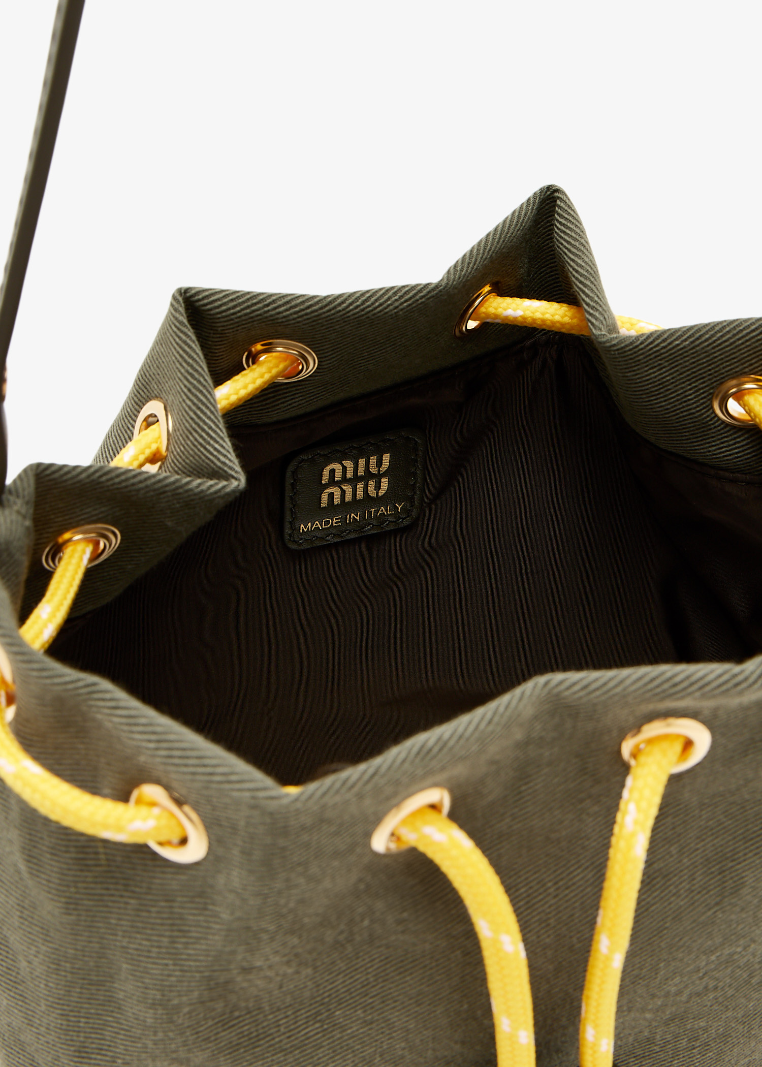 【MIU MIU】GABARDINE POUCH Miu Miu Gabardine Pouch | Saks Fifth Avenue