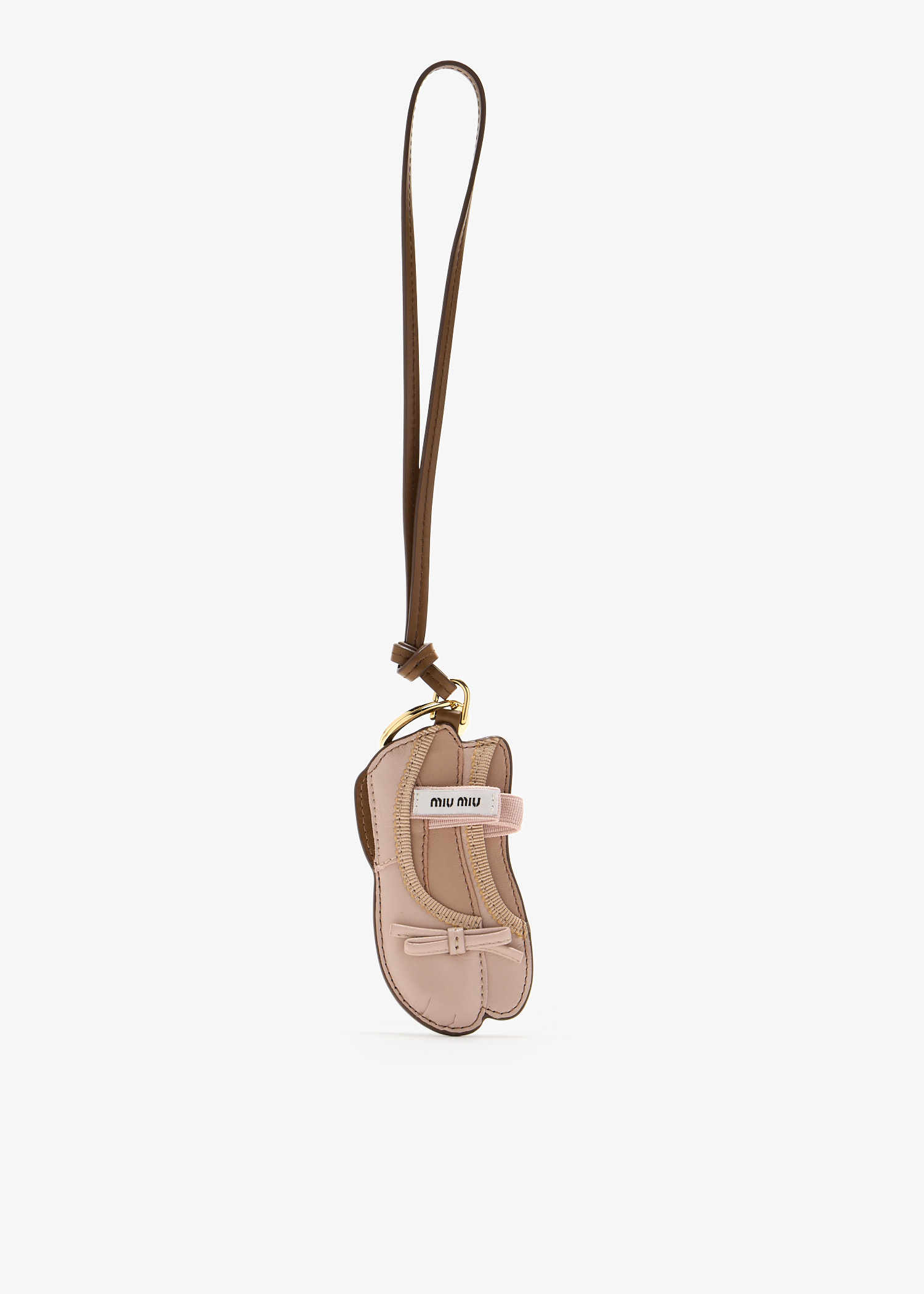 【チャーミング】 MiuMiu Leather keychain trick チャーム Miu Miu Leather Trick Charm | Harrods UK