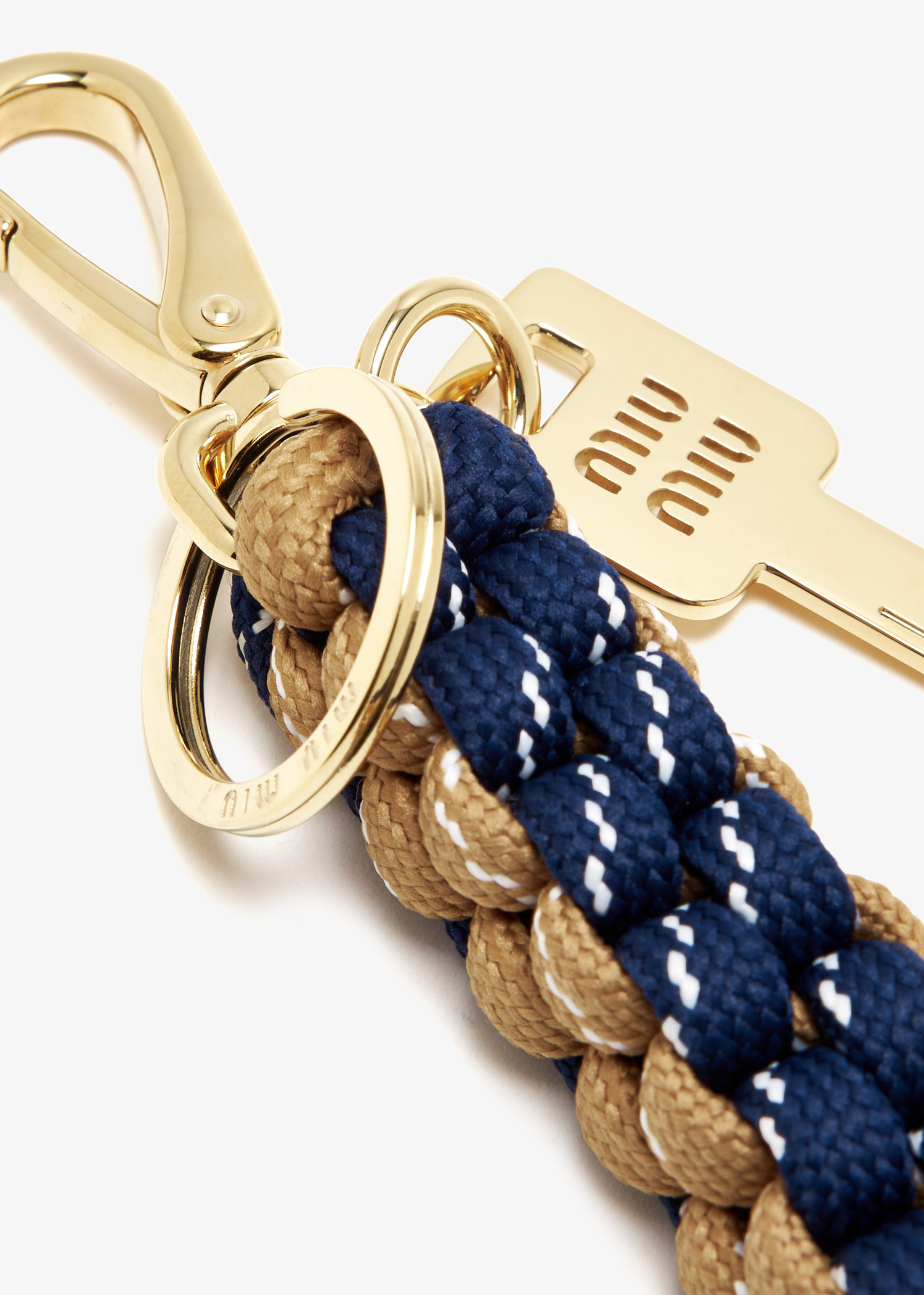Miu Miu Cord keychain trick for Women - Navy in UAE | Level