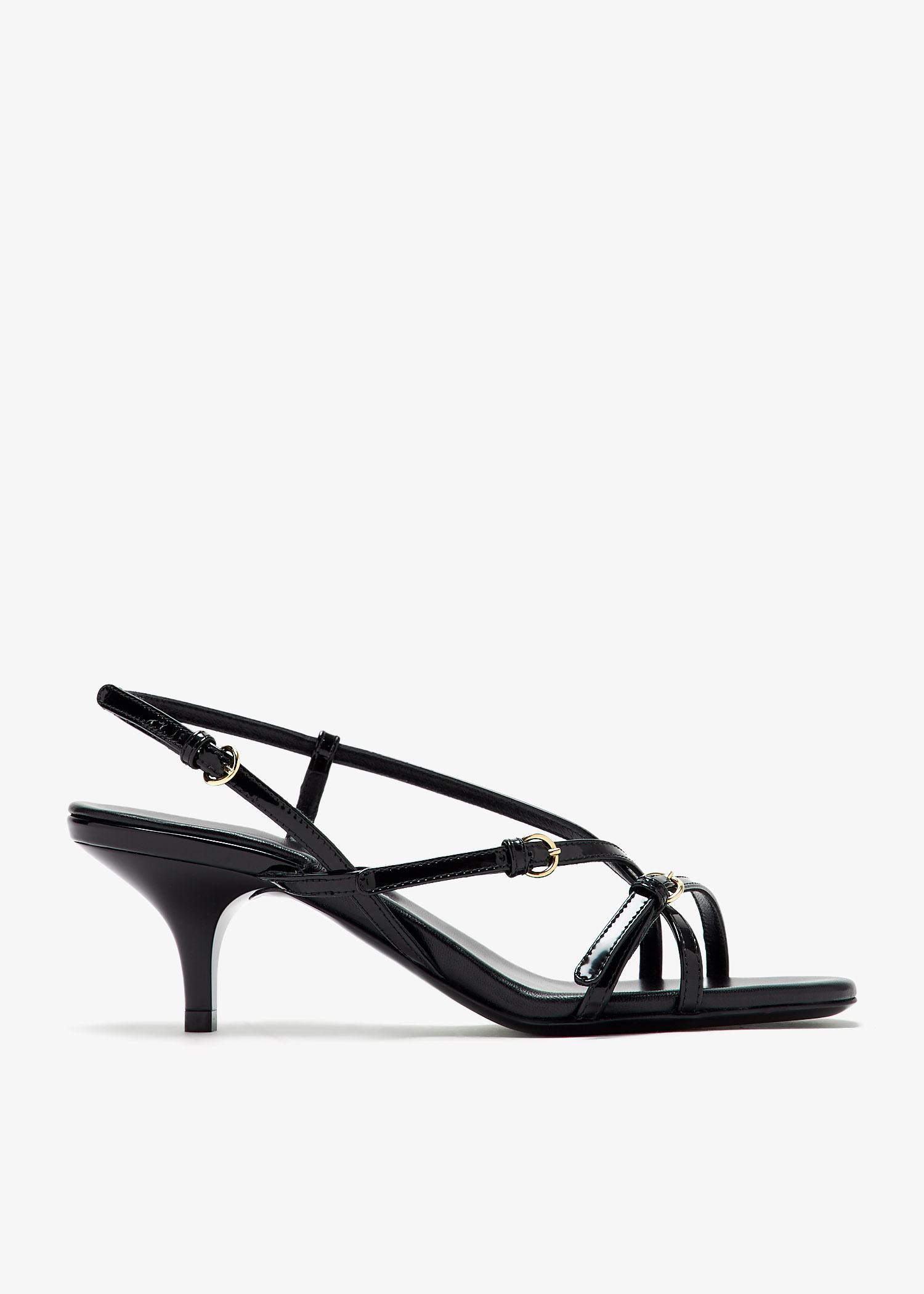 Miu Miu Patent leather sandals with buckles for Women