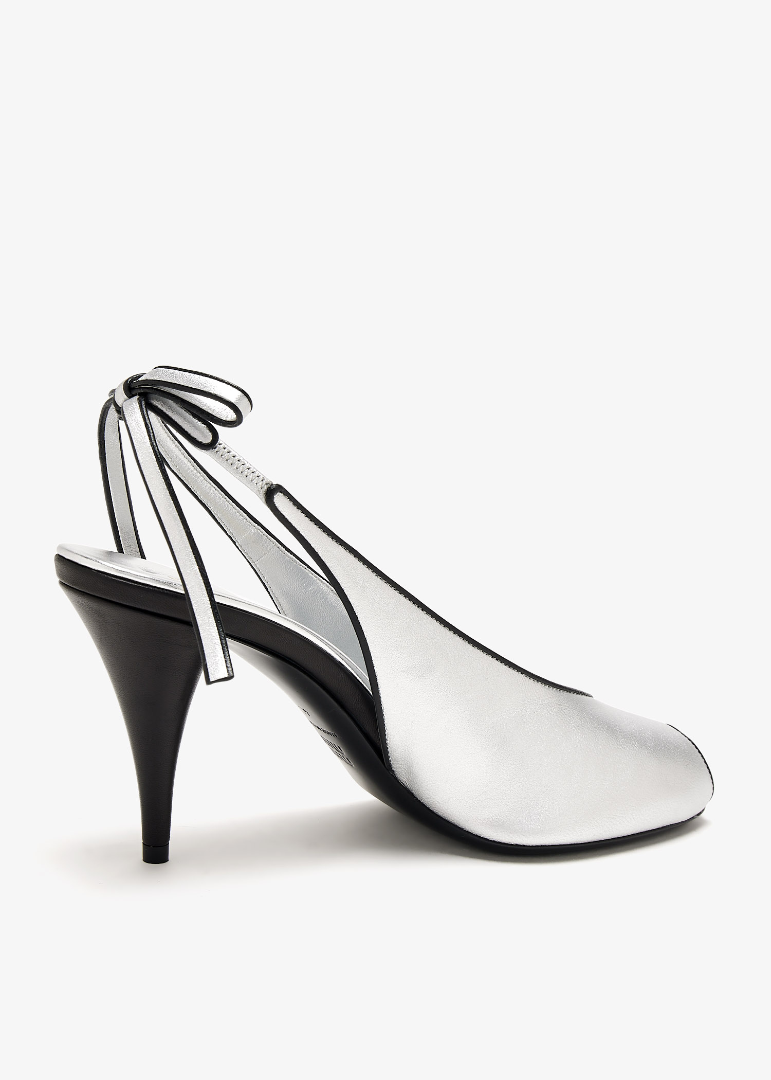 Miu Miu Mordoré nappa leather slingback pumps for Women