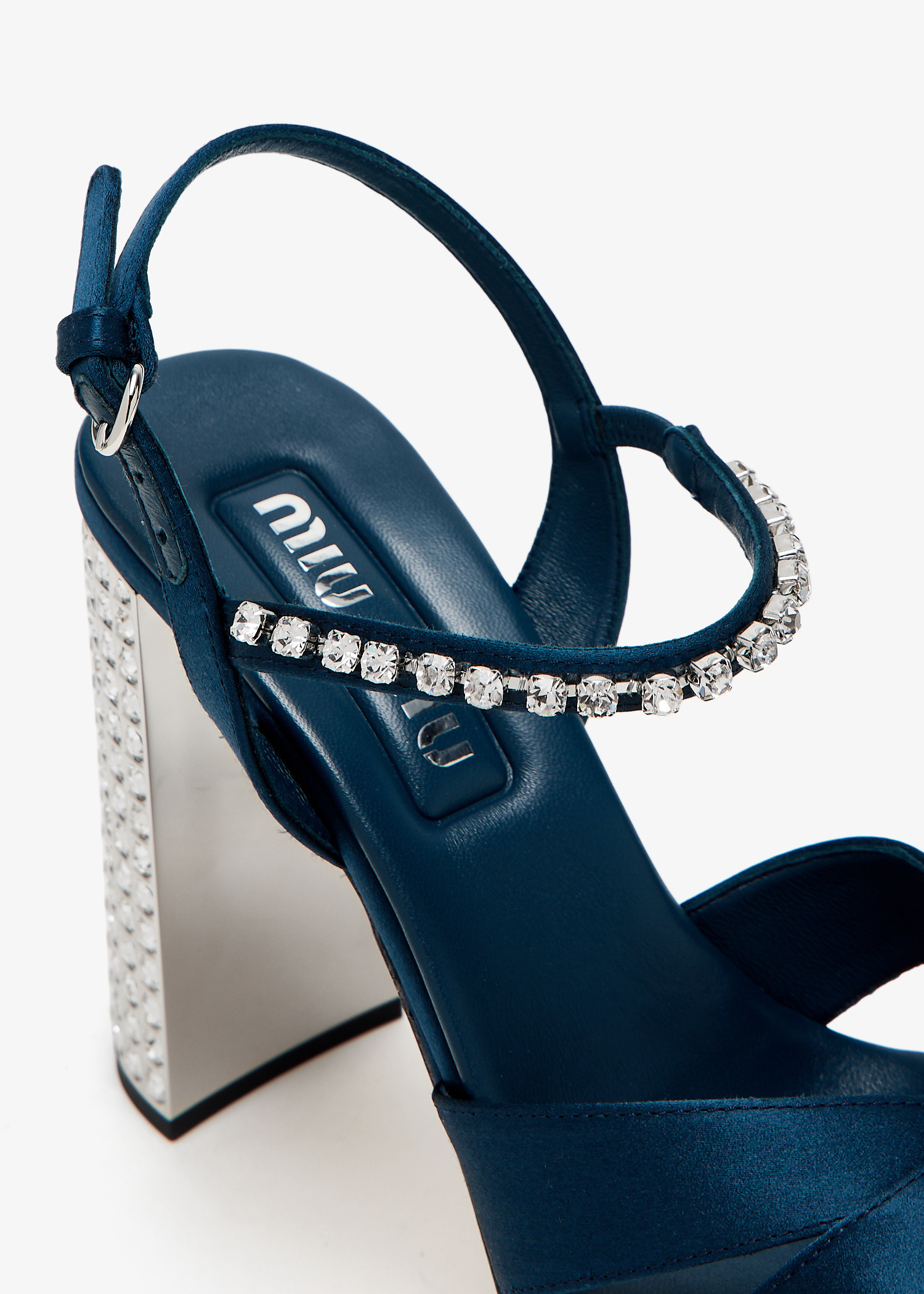 miu miu ♡可愛い♡ドット柄リボンミュール GDスタッズ 38(24cm) ドット（水玉） MiuMiu(ミュウミュウ) - 海外通販のBUYMA