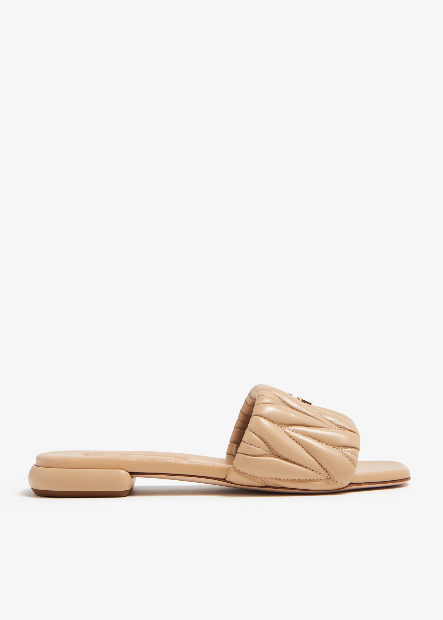 【MIU MIU】MATELASSE SANDALS Miu Miu Matelassé Double Strap Slide Sandal (Women) | Nordstrom