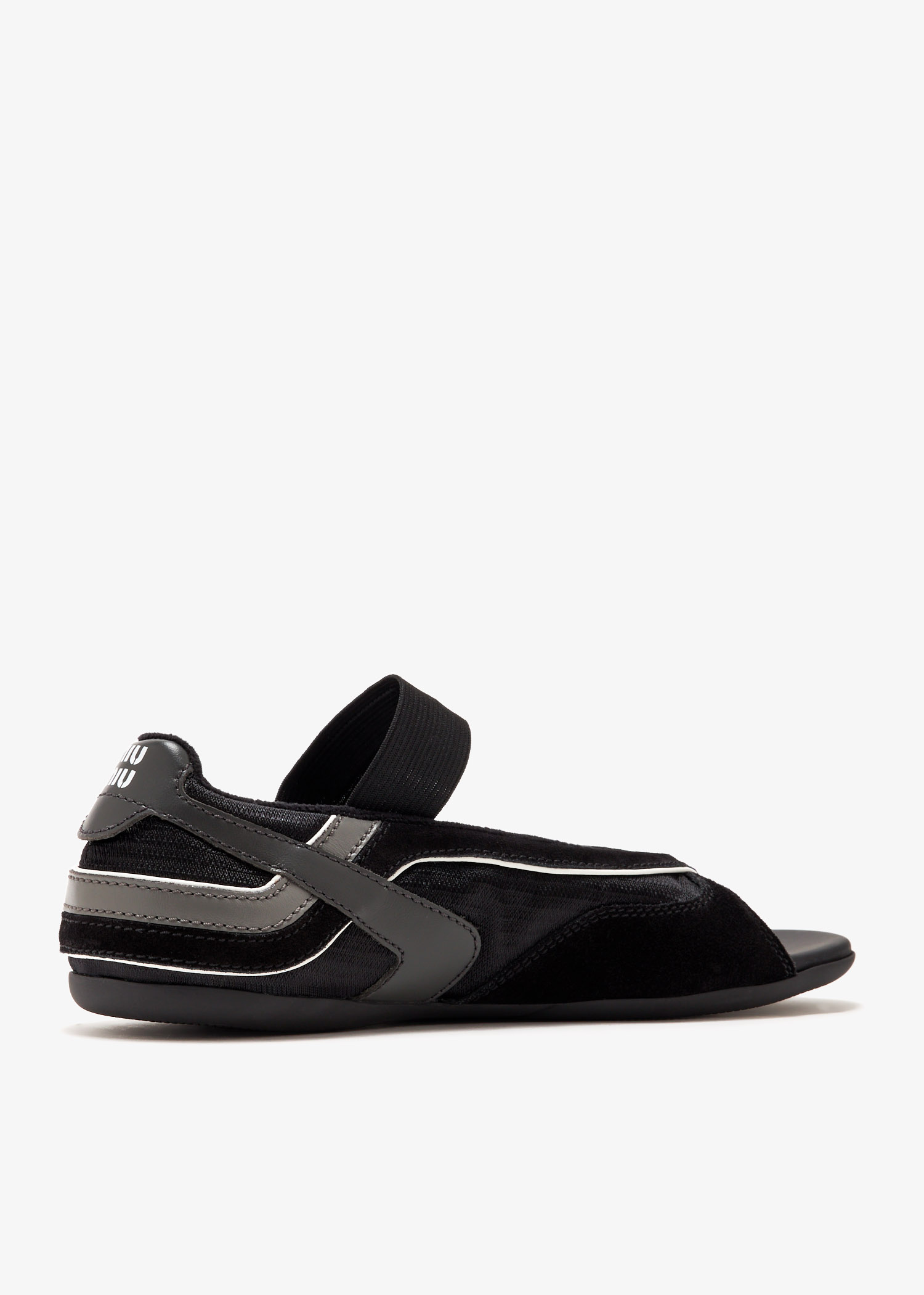Miu Miu Gymnasium thong ballerinas for Women - Black in UAE