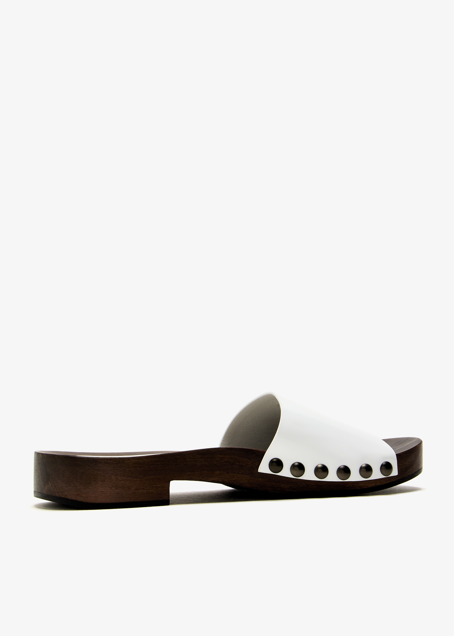 Miu Miu Patent leather clogs for Women - White in UAE