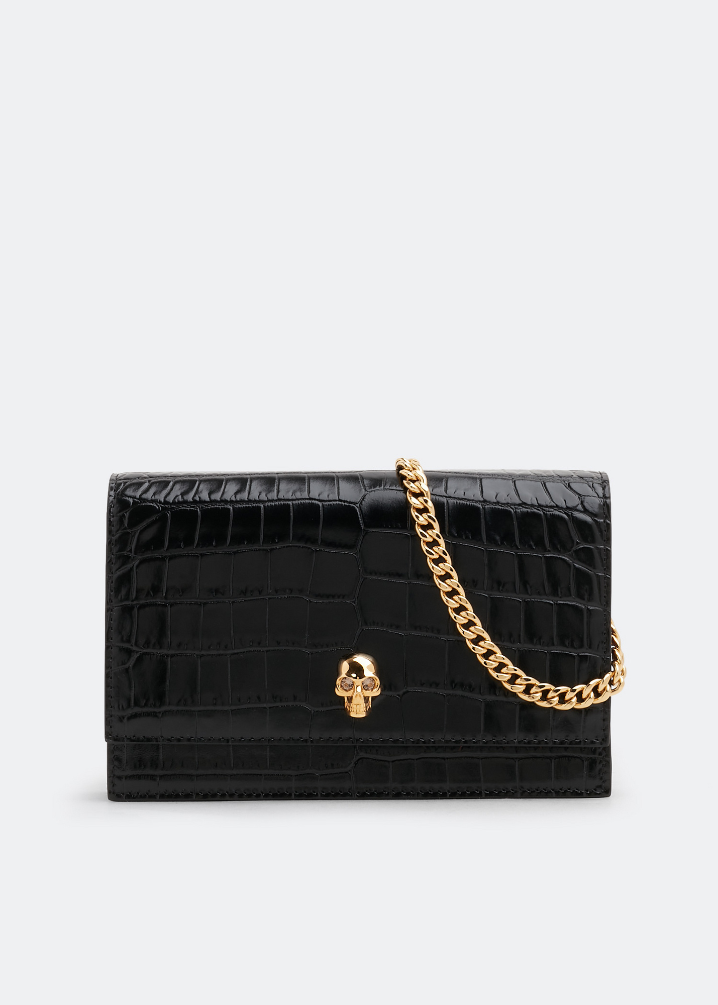 【関税込み】Alexander McQUEEN スカル カーブ ショルダーバッグ Alexander McQueen アレキサンダー・マックイーン スカル