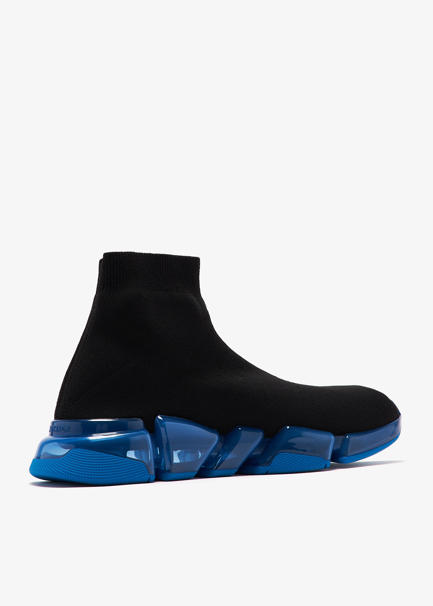 Balenciaga Speed 2.0 clear sole sneakers for Men - Black in