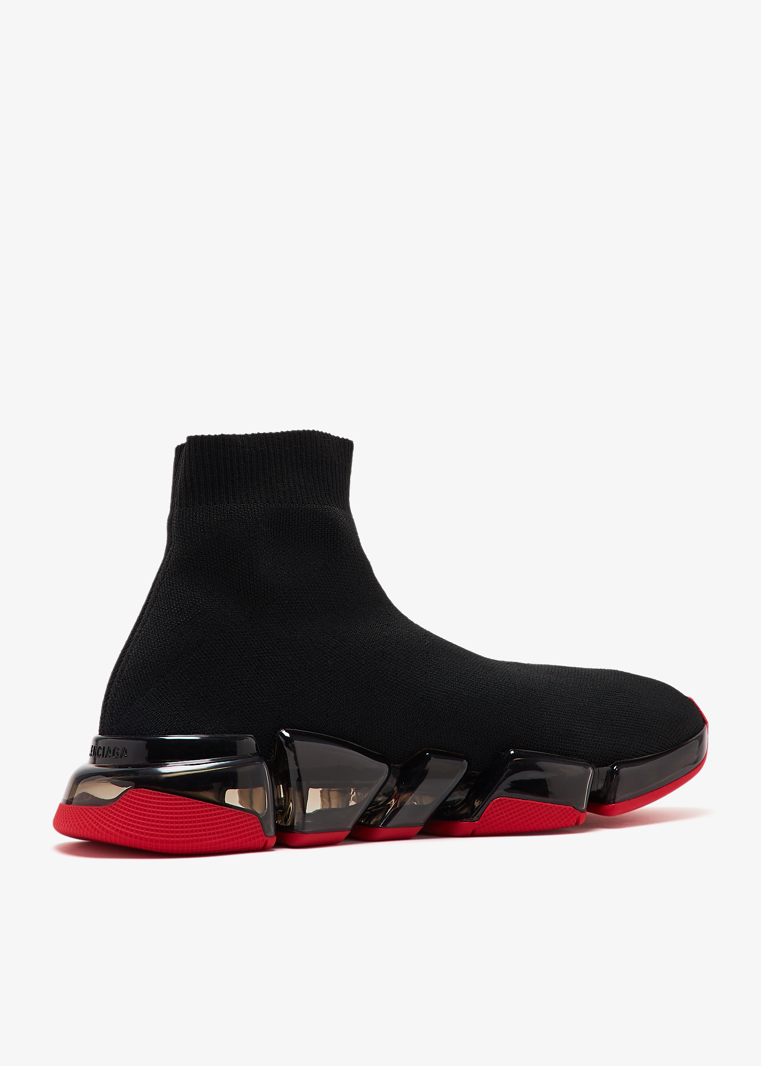 【BALENCIAGA】スピード 2.0フルクリアソールメッシュスニーカー Women's Speed 2.0 Full Clear Sole Recycled Knit Sneaker in
