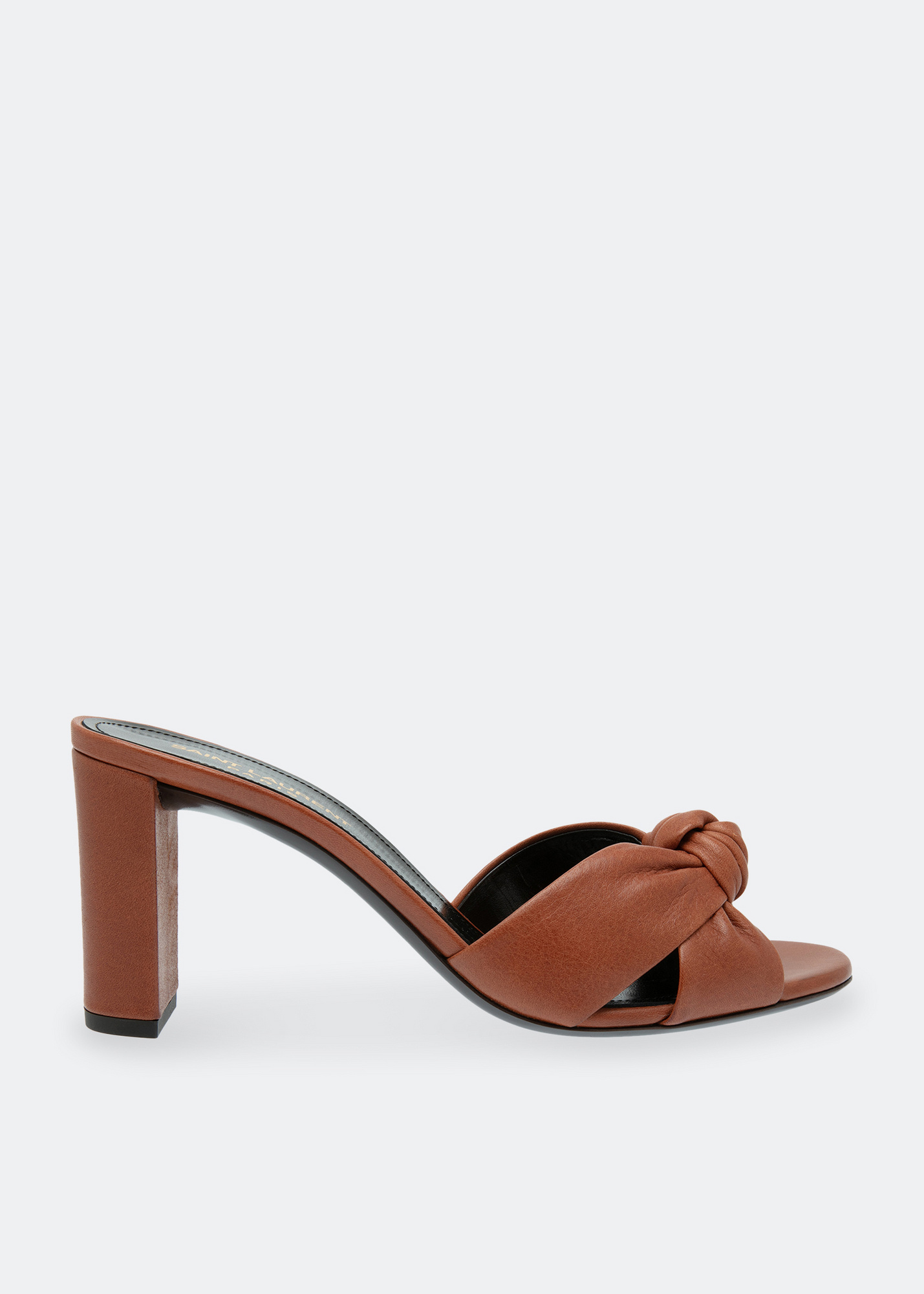 Saint Laurent Bianca mules for Women - Brown in UAE | Level