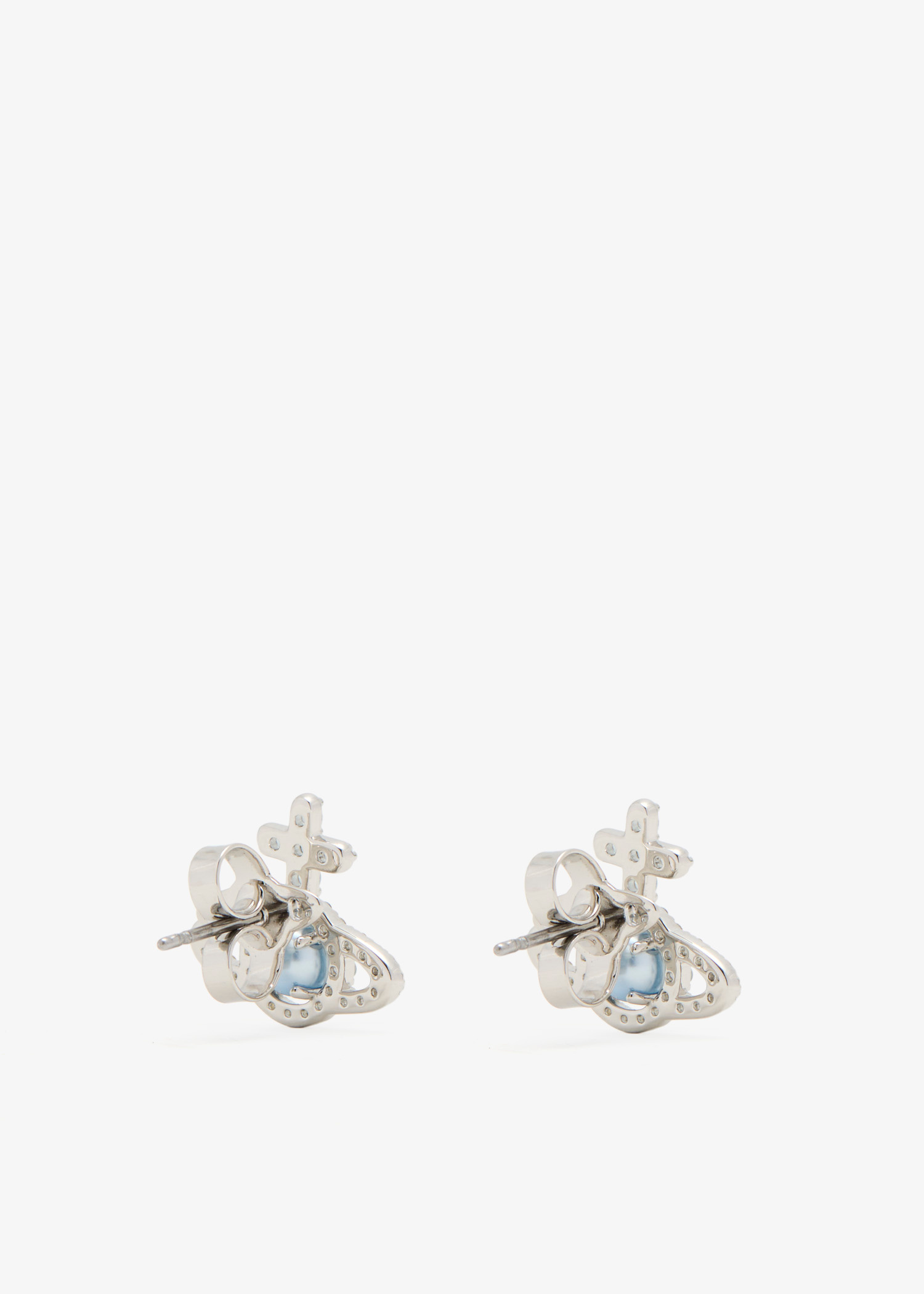 Vivienne Westwood Olympia pearl earrings for Women - Silver in KSA
