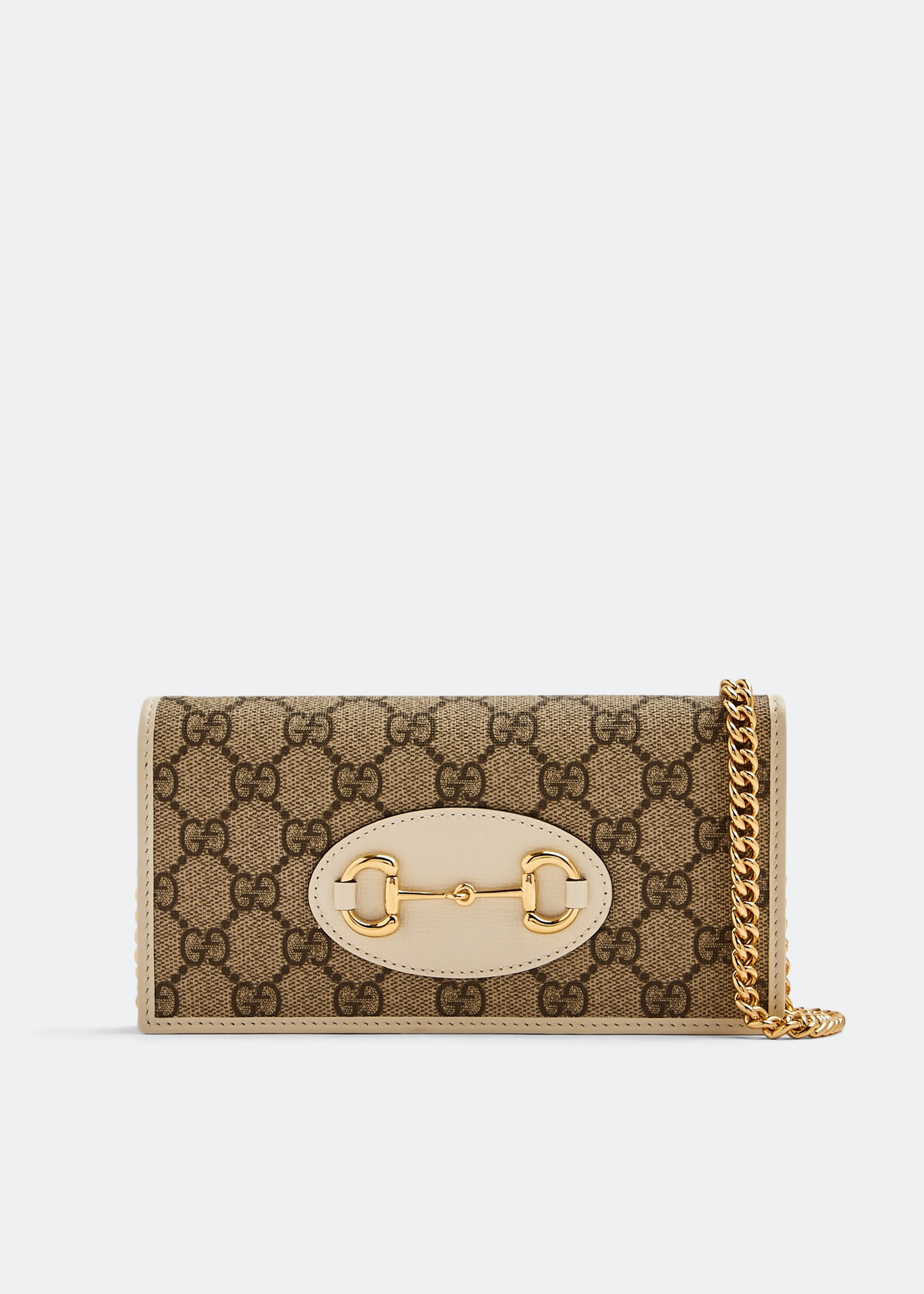 【関税&送料込】Gucci Gucci Horsebit 1955 Wallet Gucci Horsebit 1955 chain wallet for Women - White in UAE