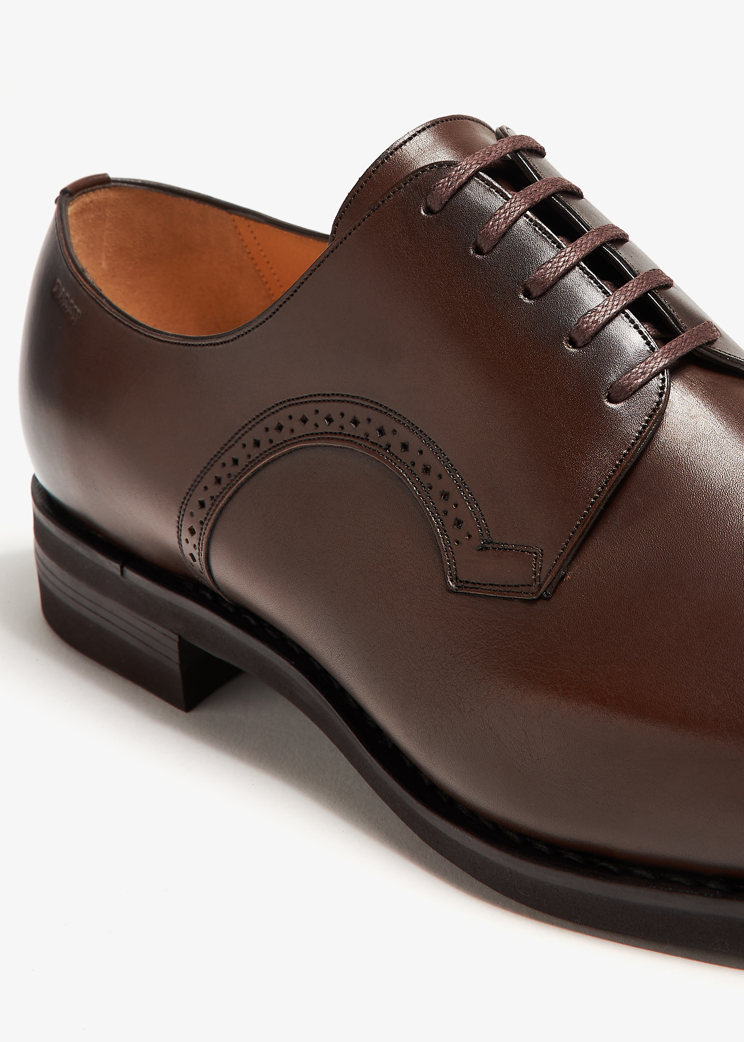Bally Scrivani Leather Derby Green New in box Buy Bally Black Scrivani Leather Derby Shoes For Men Online  main image 3