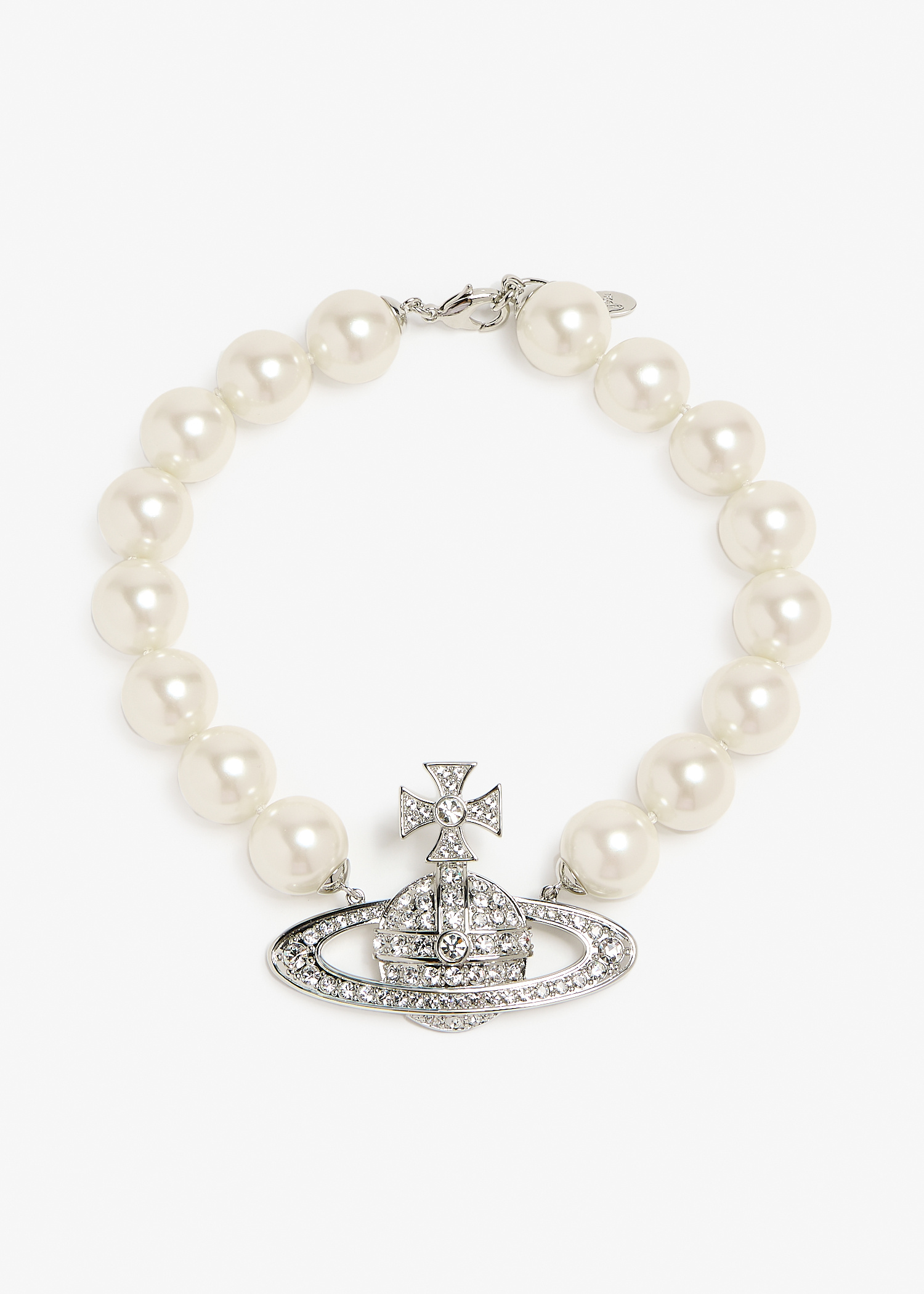『Vivienne Westwood』ネックレス NEYSA NECKLACE 63010110 Silver Pearl Necklace 'Neysa' Vivienne Westwood